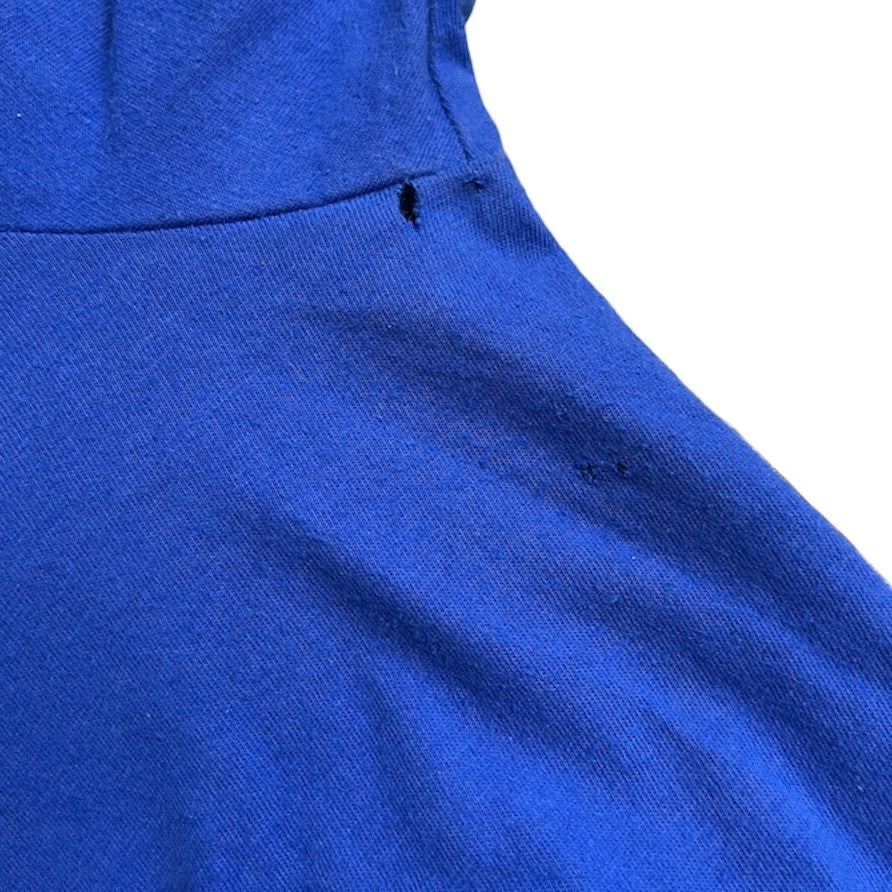 Nike Orange Logo Blue Tshrit