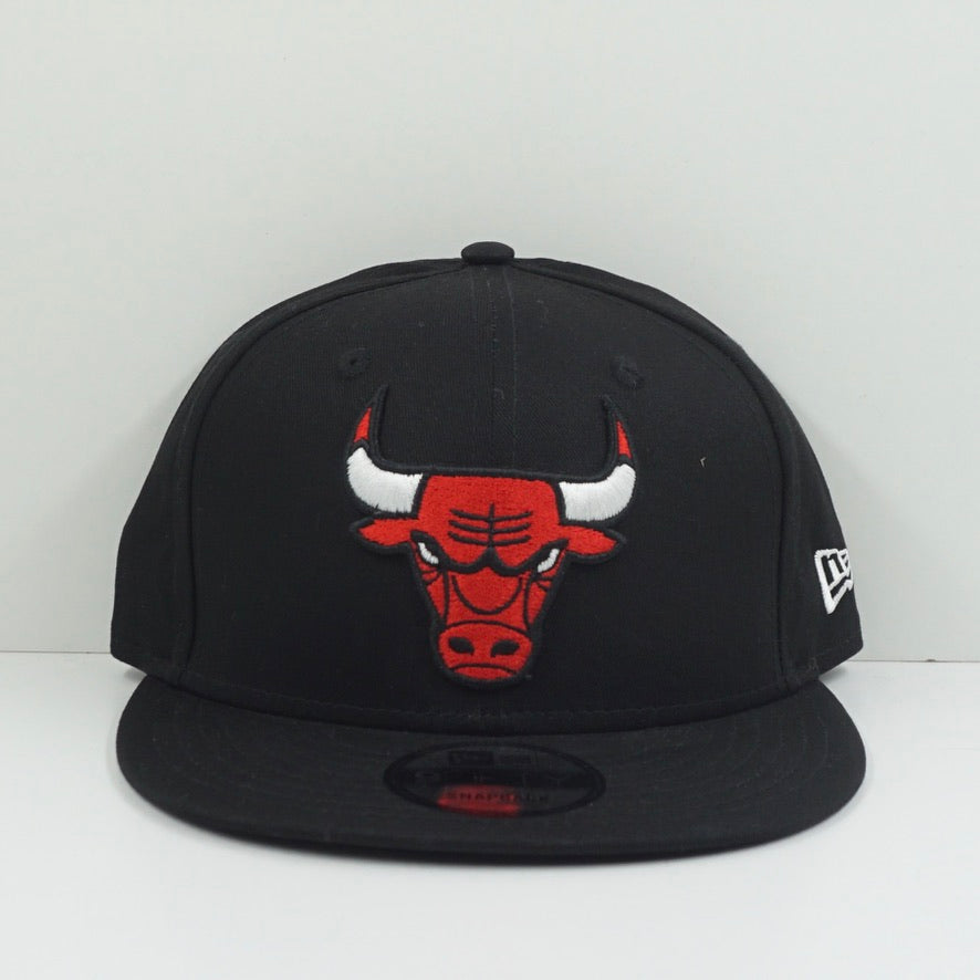 New Era Chicago Bulls Black Snapback Cap