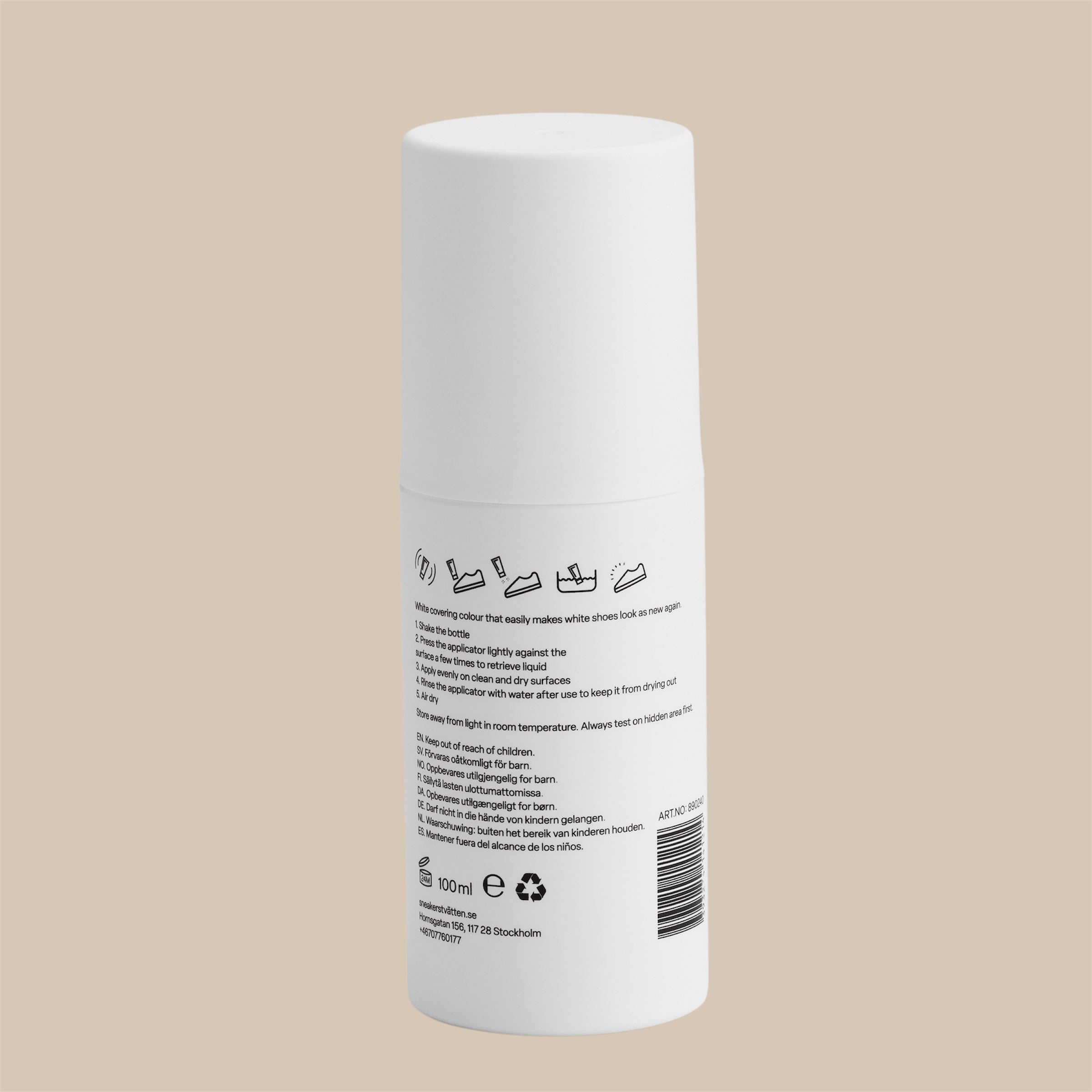 Sneakerstvätten Sneakervit Whitening Cream