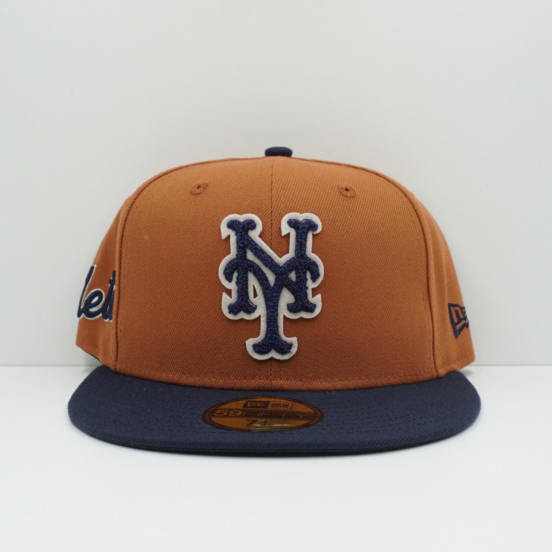 New Era New York Mets Boucle Brown Navy Fitted Cap