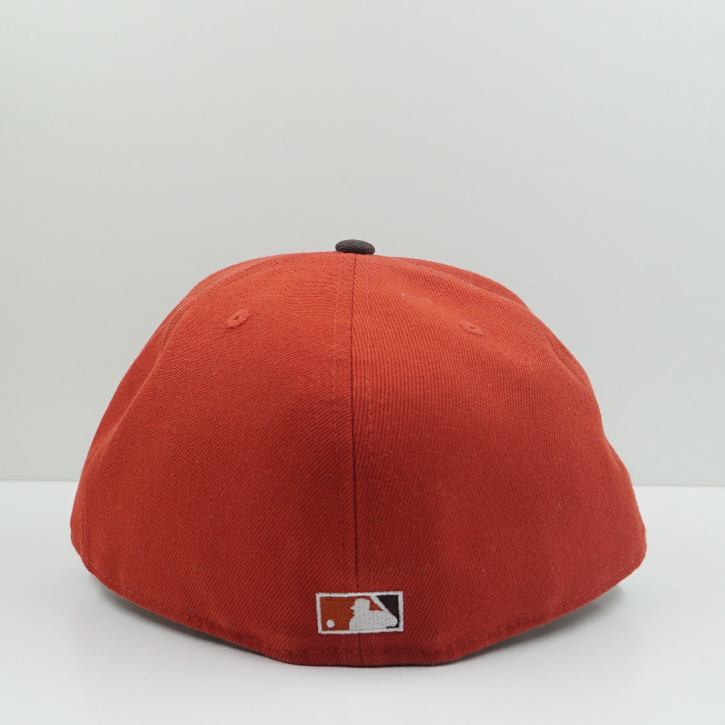 New Era Cooperstown Chicago Cubs Red Brown Fitted Cap