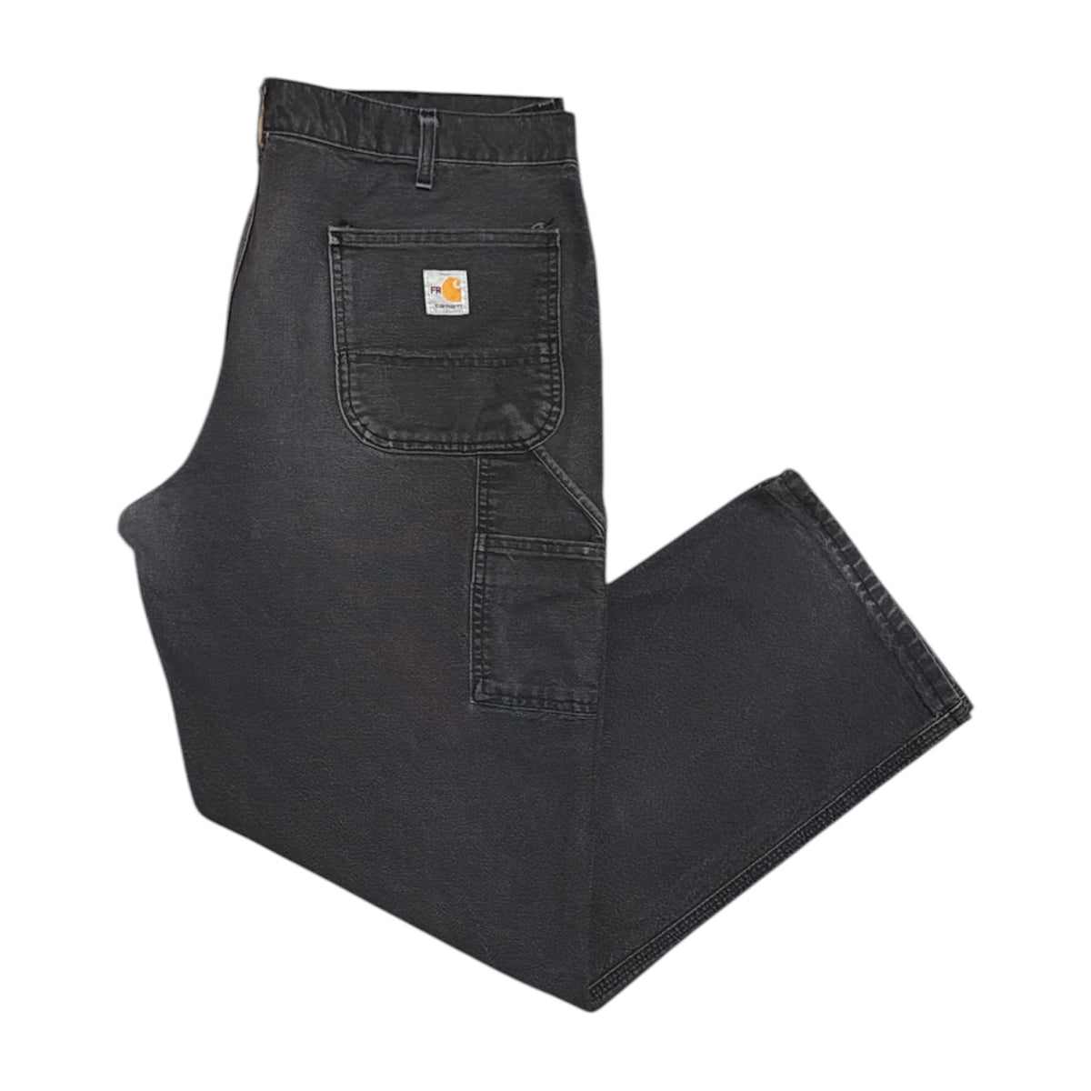 Carhartt FR Washed Black Duck Dungaree Work Pants