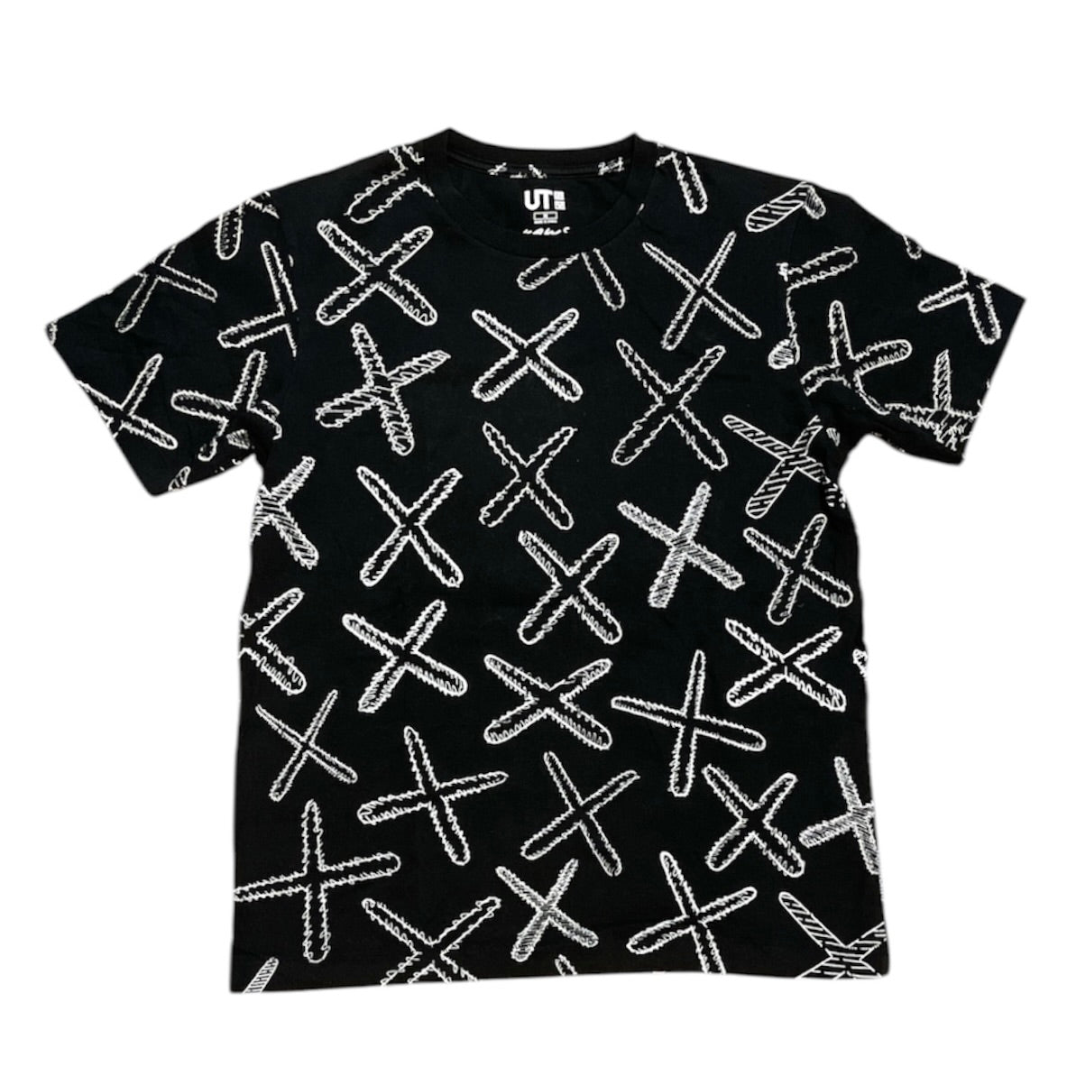 Uniqlo UT x Kaws X All Over Black Tshirt