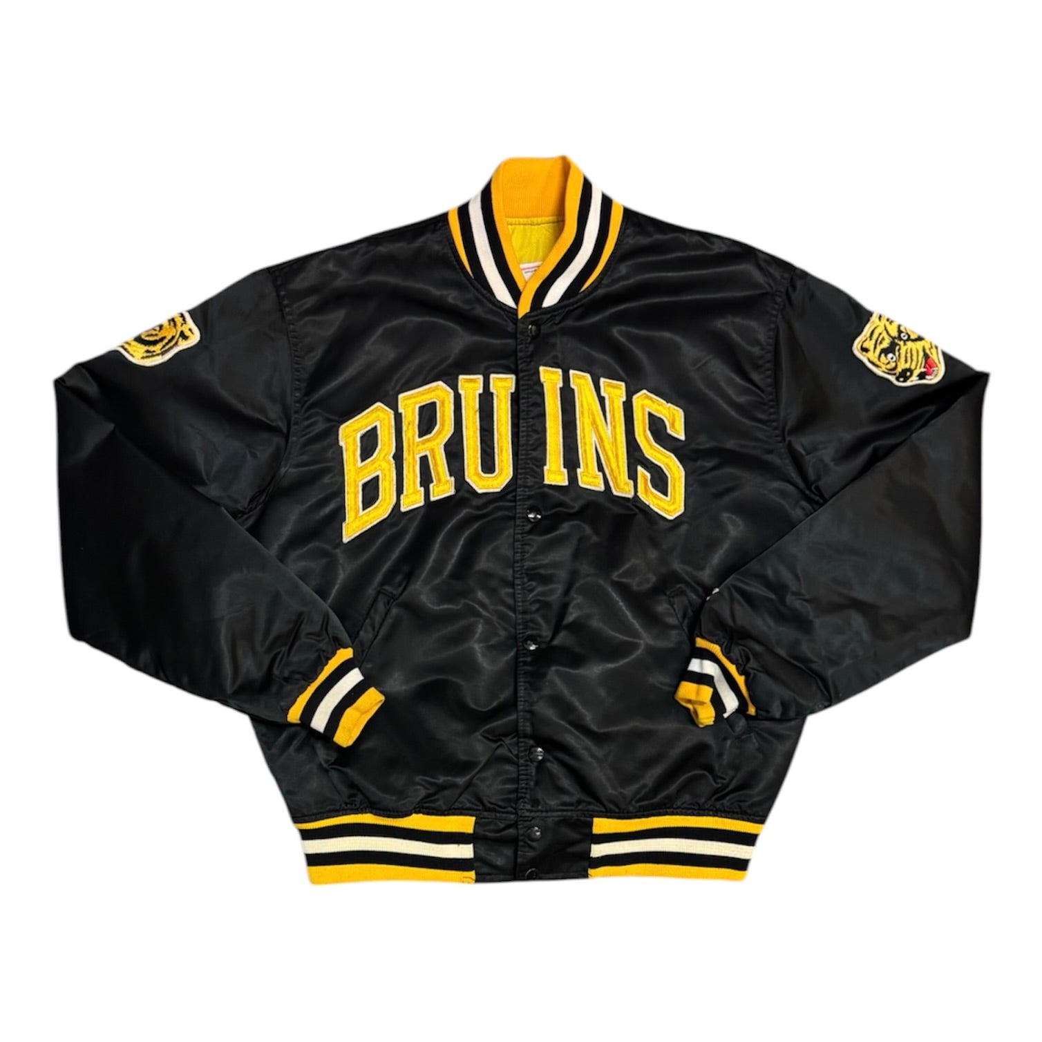 Vintage Starter NHL Boston Bruins Satin Varsity Jacket