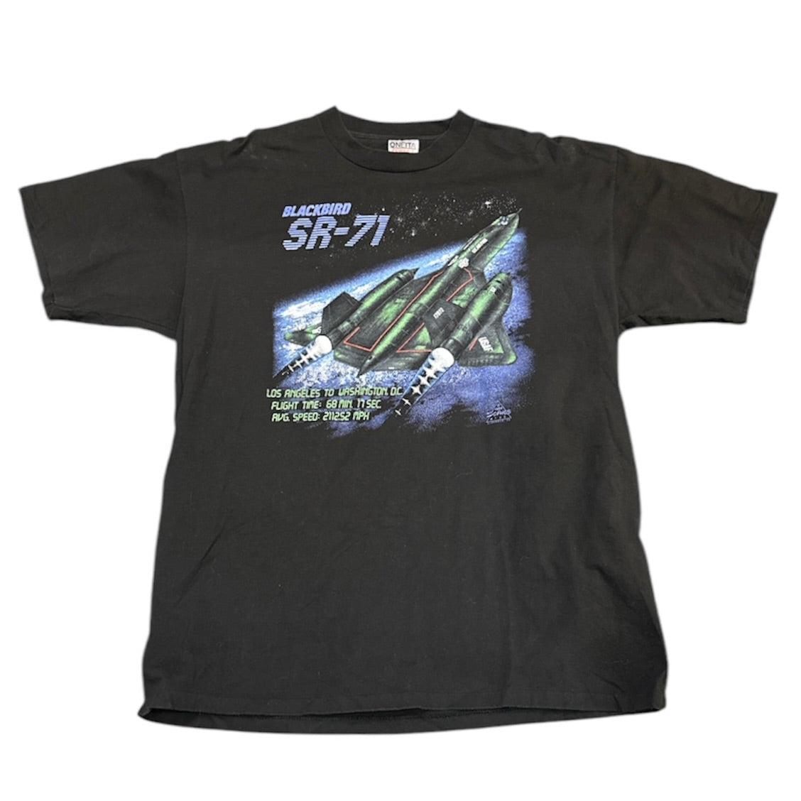 Blackbird SR-71 Fighter Jet Tshirt