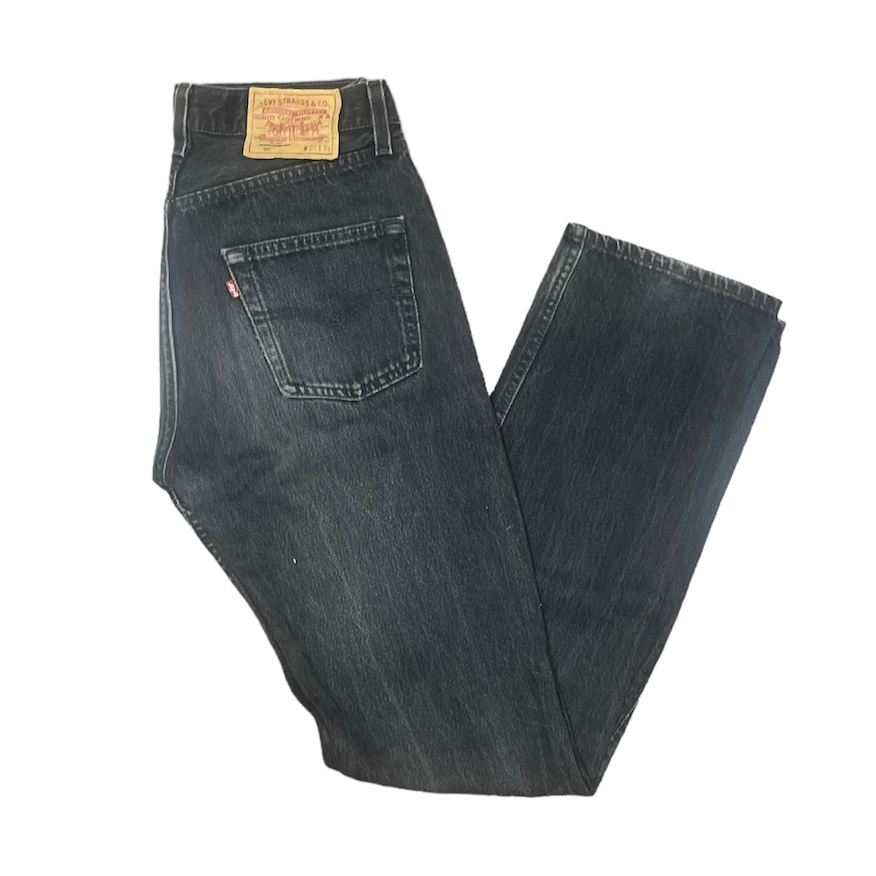 Vintage Levis 501 Grey/Black Jeans (W29/L34)
