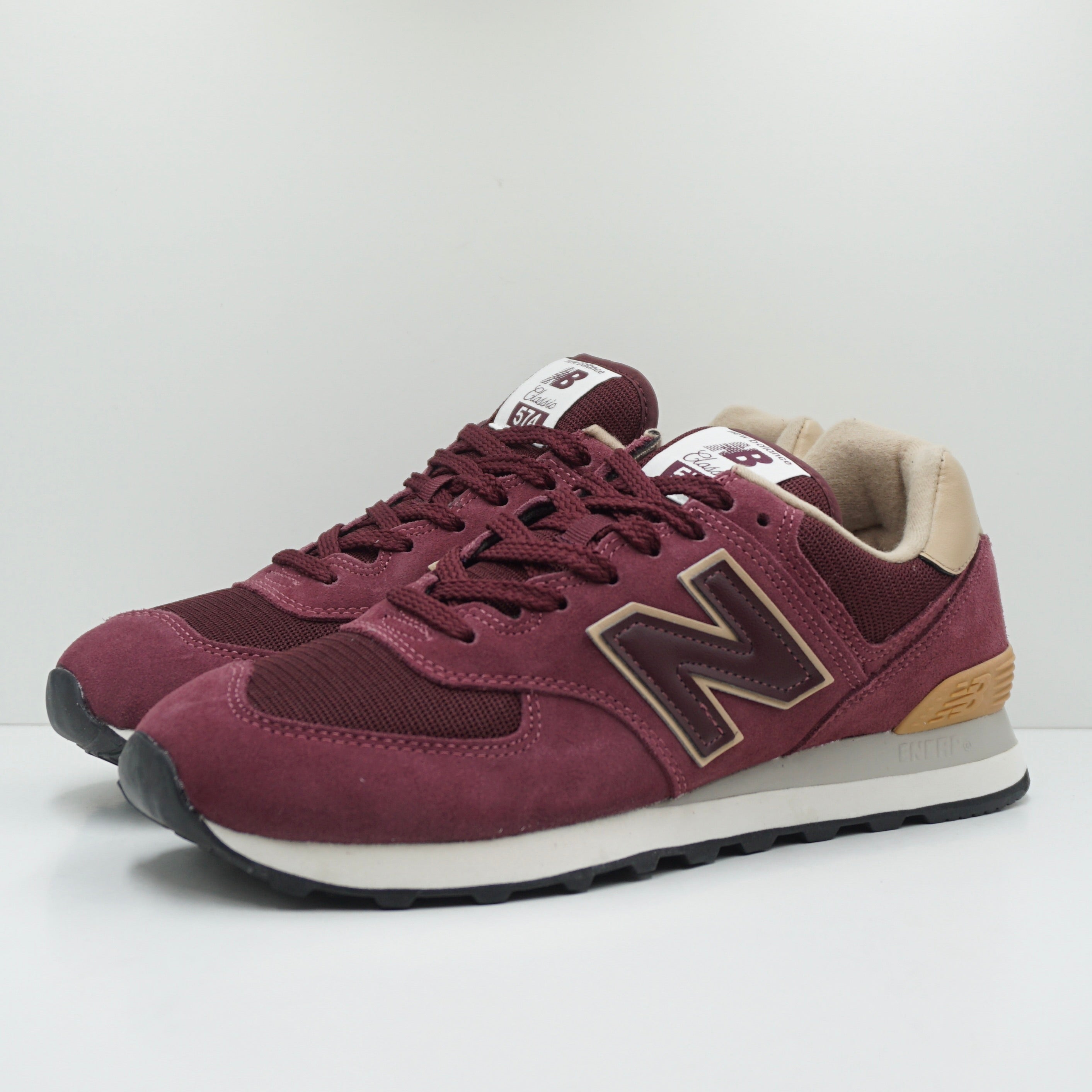 New Balance 574 Burgundy Beige