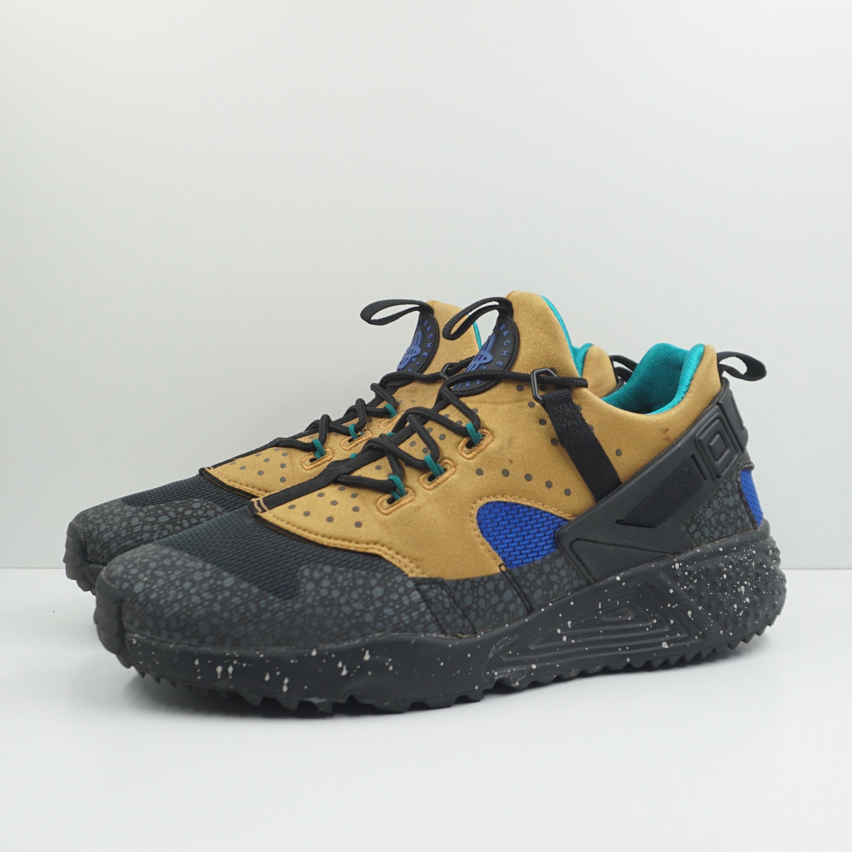 Nike Air Huarache Utility Premium Bronze Racer Blue