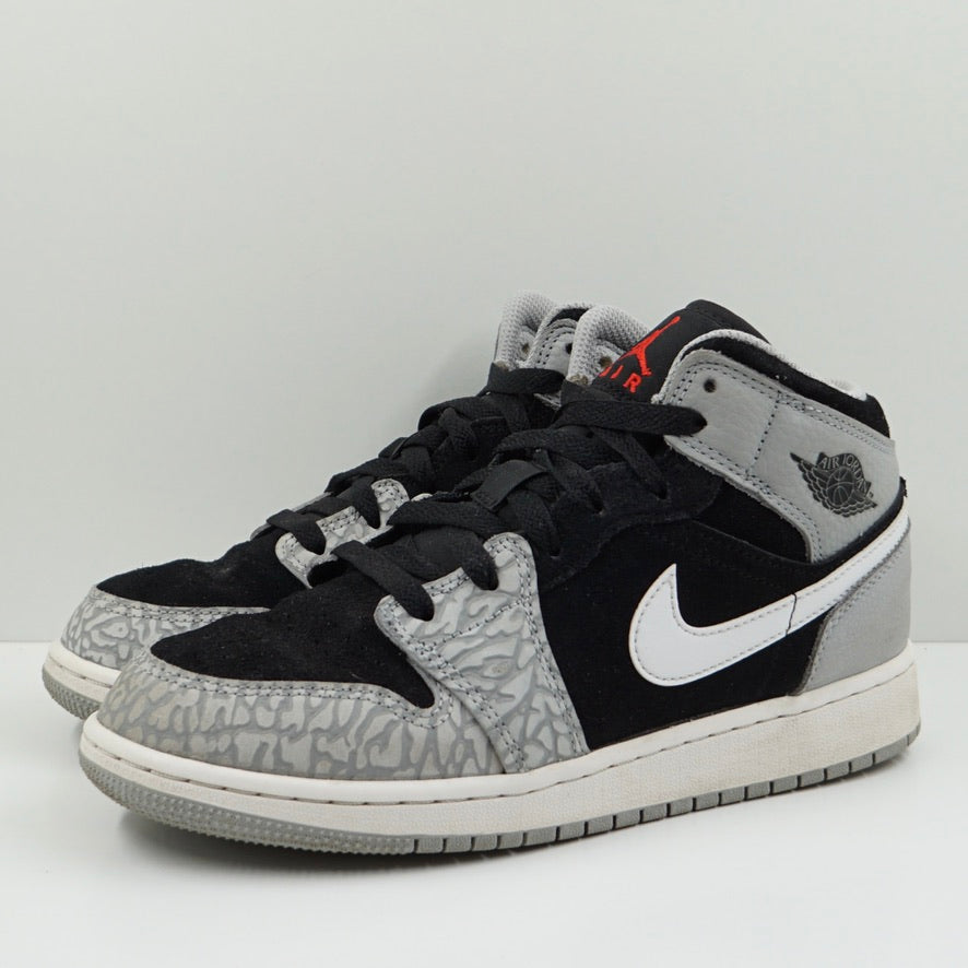 Jordan 1 Mid SE Elephant Print (GS)