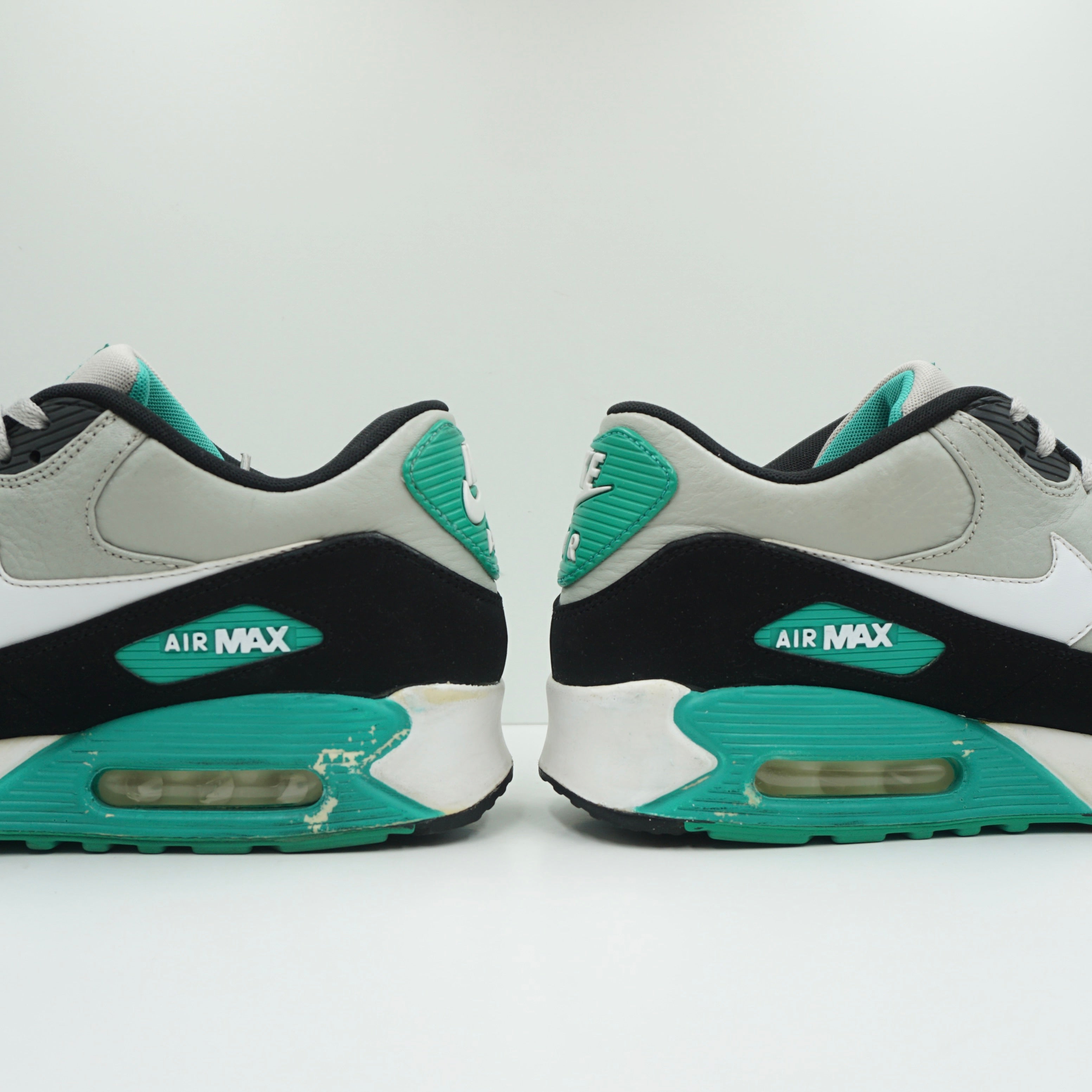 Nike Air Max 90 Leather Grey Green