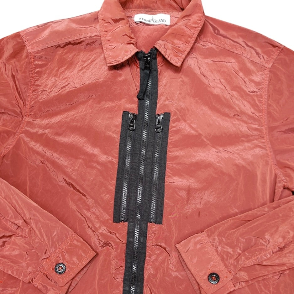 Stone Island Nylon Red Overshirt
