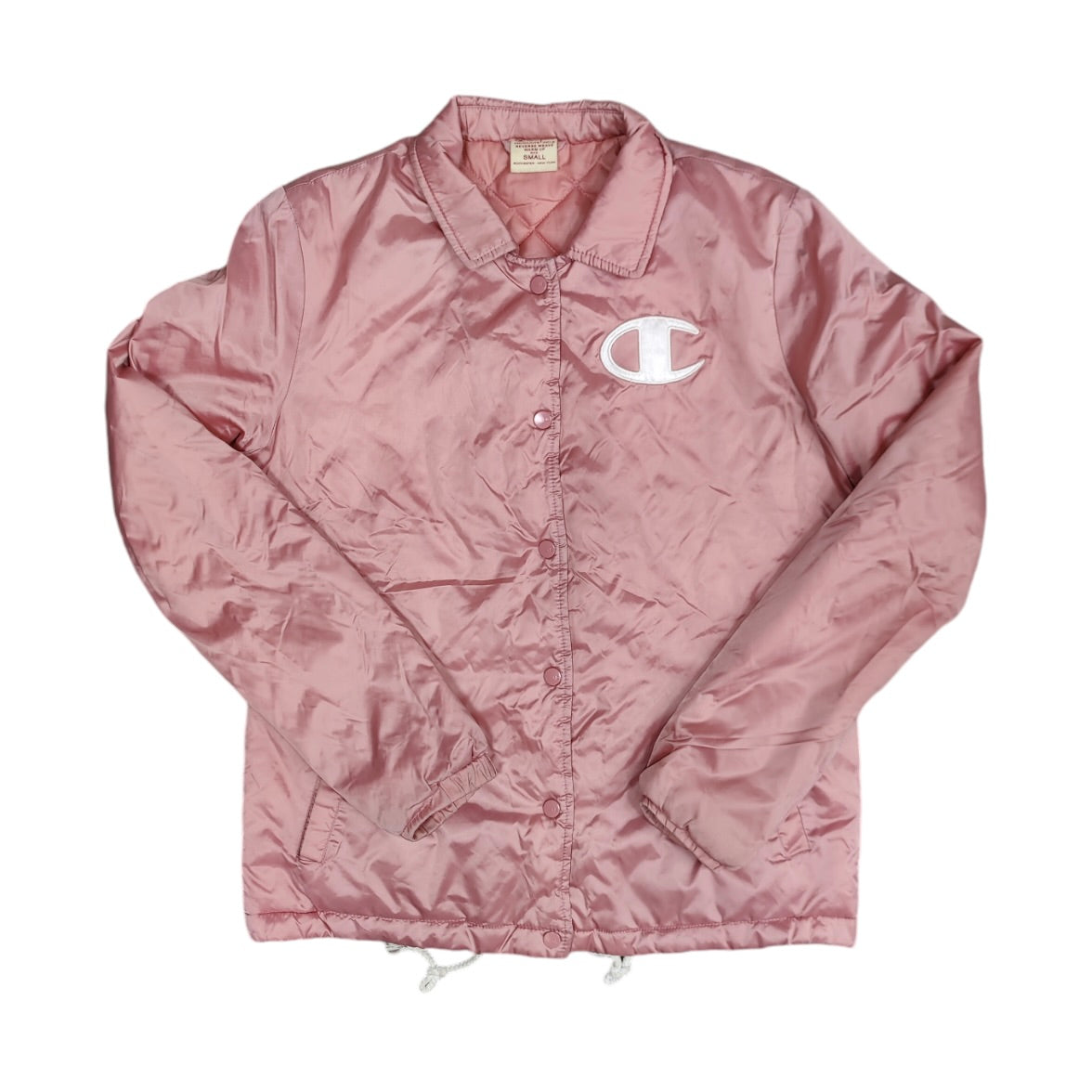 Champion Reverse Weave Pink Coach Jacket (W)