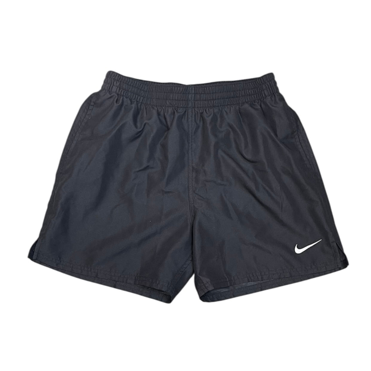 Nike Black White Swoosh Training Shorts