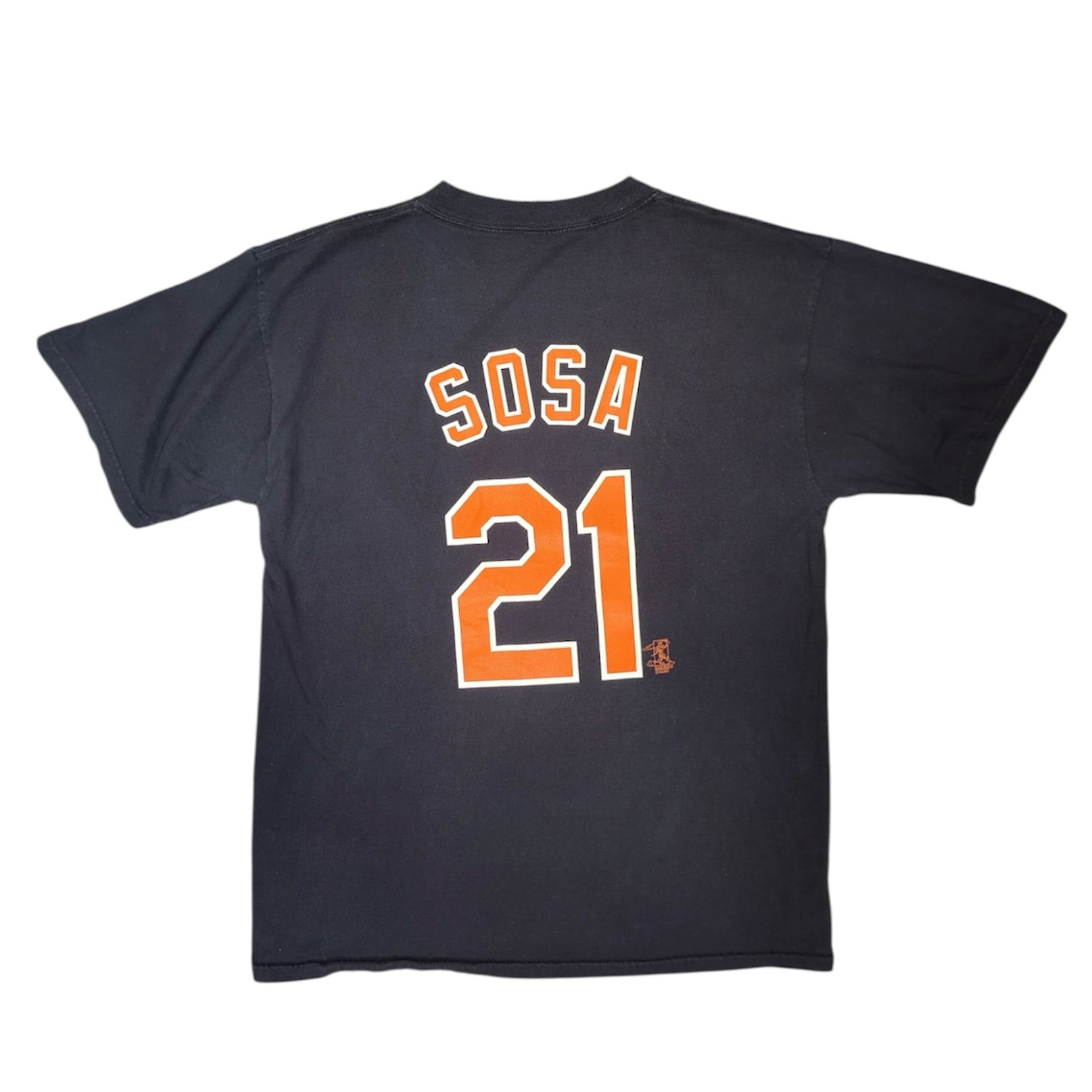 Majestic Orioles Sosa #21 Black Orange Tshirt