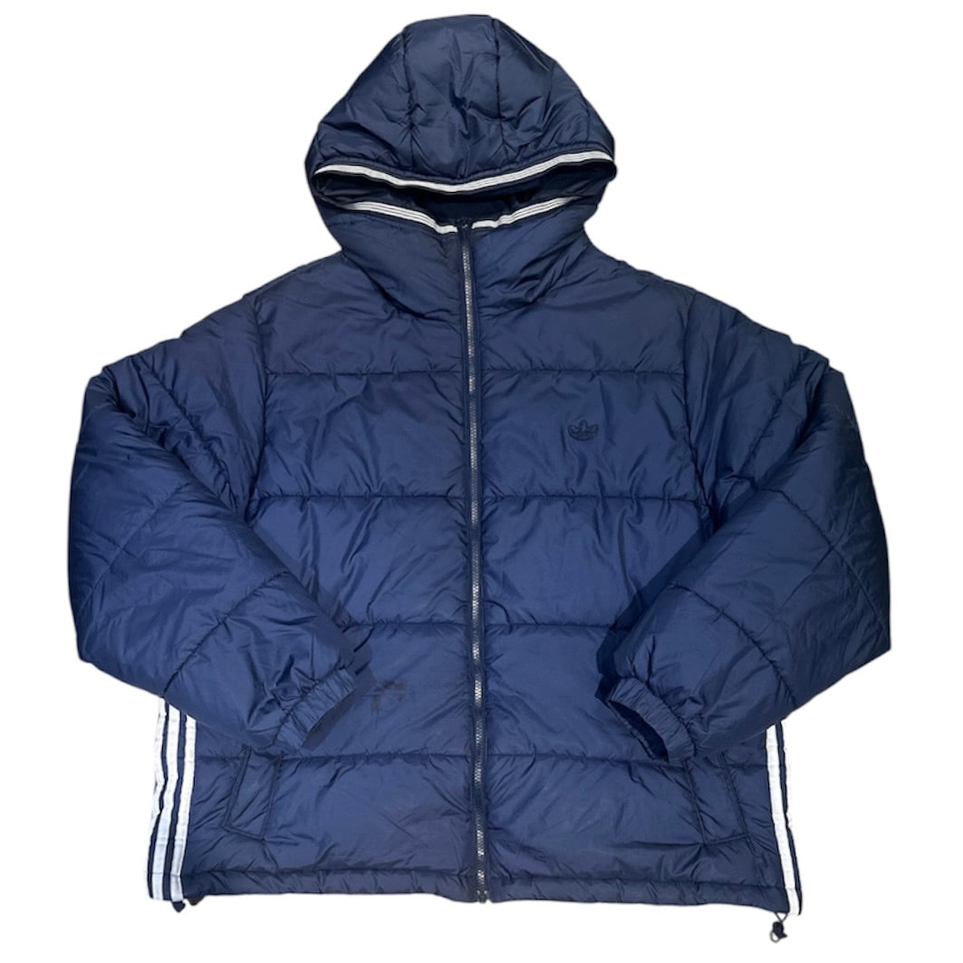 Adidas Originals Padded Navy Hooded Puffer Jacket