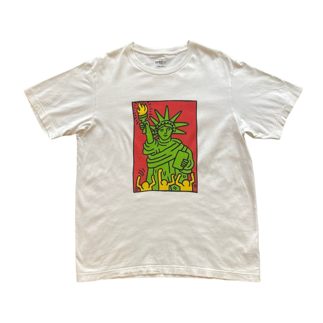 Uniqlo x Keith Haring Liberty SPRZNY White Tshirt
