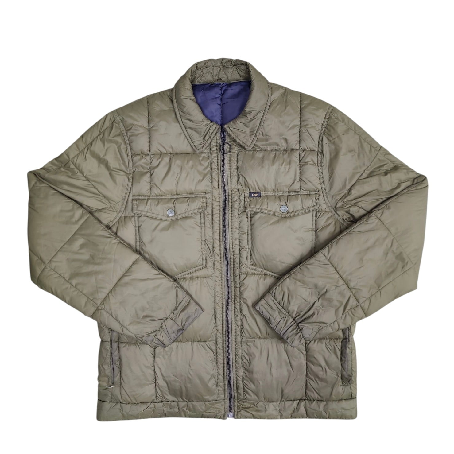 Lee Padded Overshirt Green Jacket