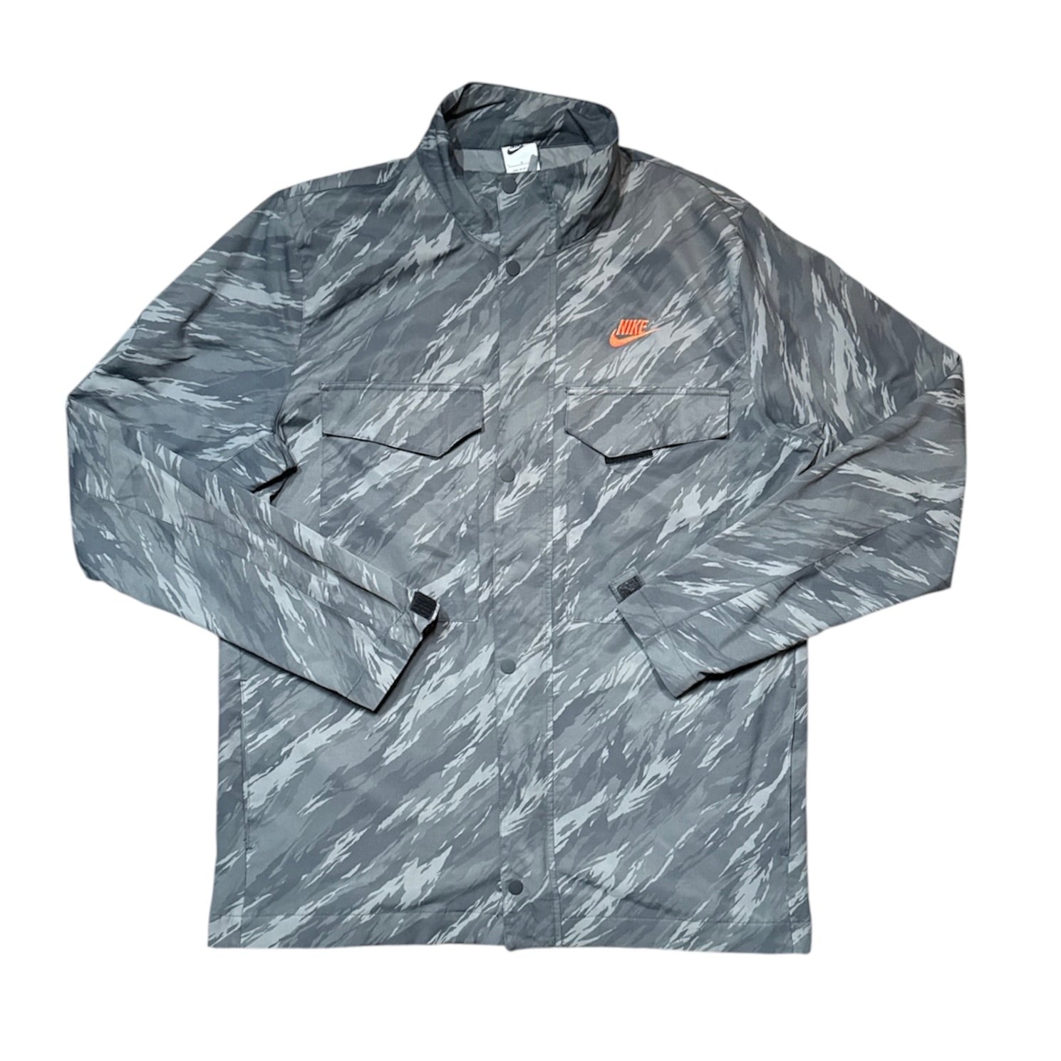 Nike NSW Woven Military Camo Grey Jacket
