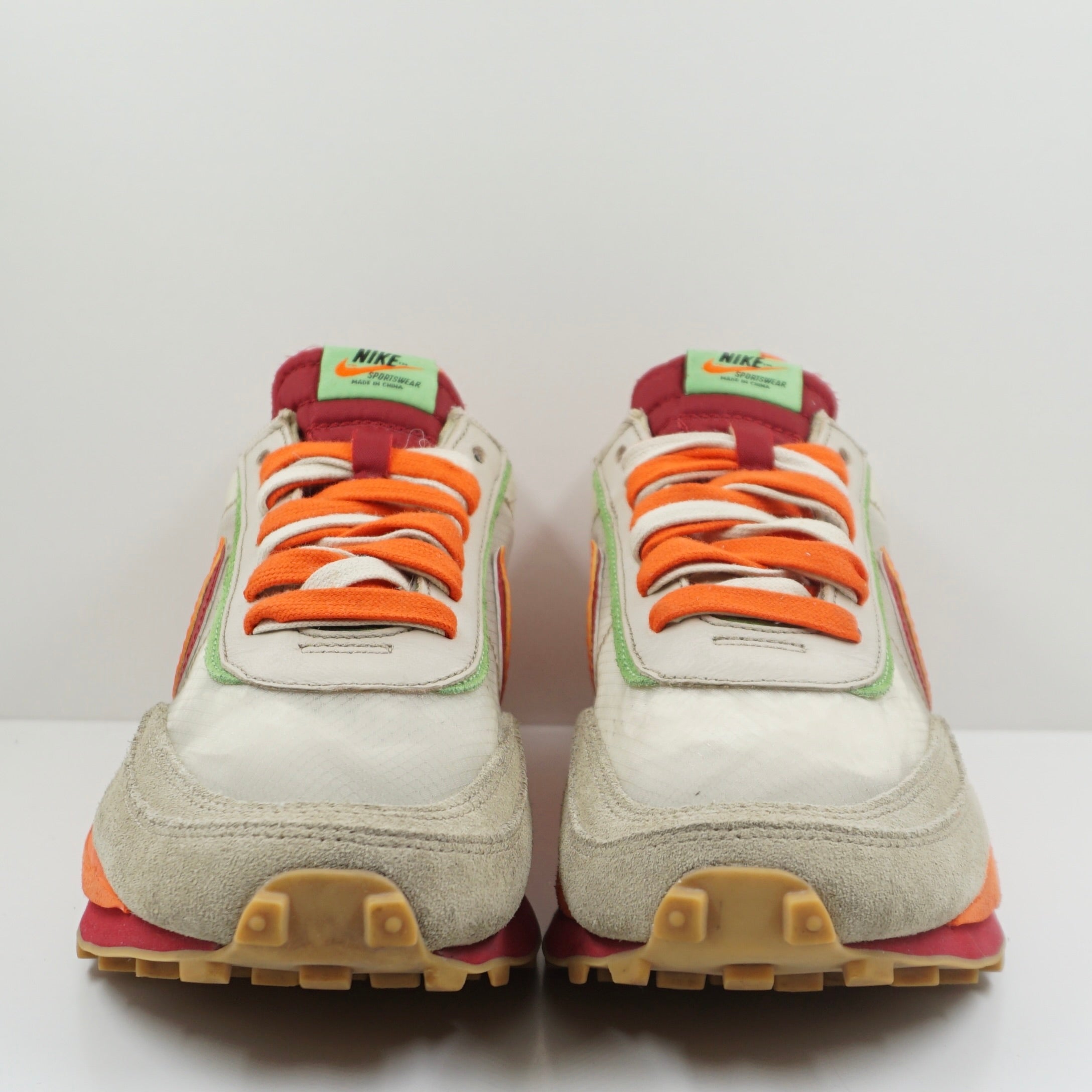 Nike LD Waffle Sacai CLOT Kiss Of Death Net Orange Blaze