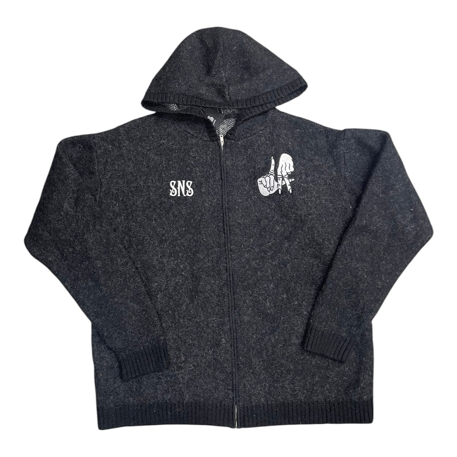 Sneakersnstuff Knitted Cardigan Hoodie x Estevan Oriol