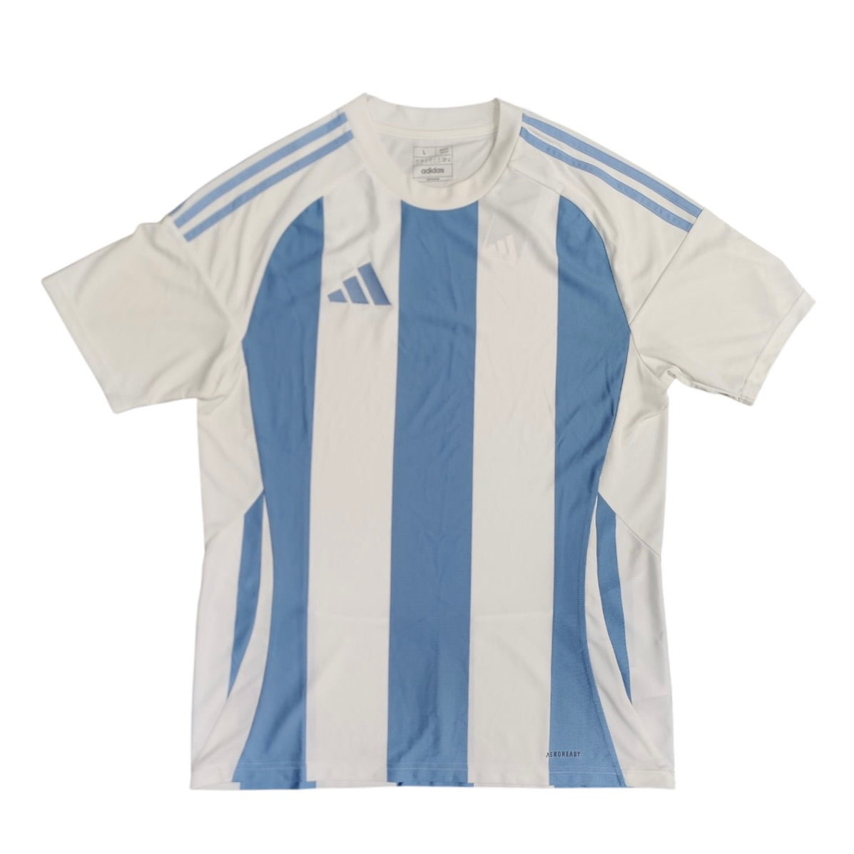 Adidas Striped 24 Blue White Jersey