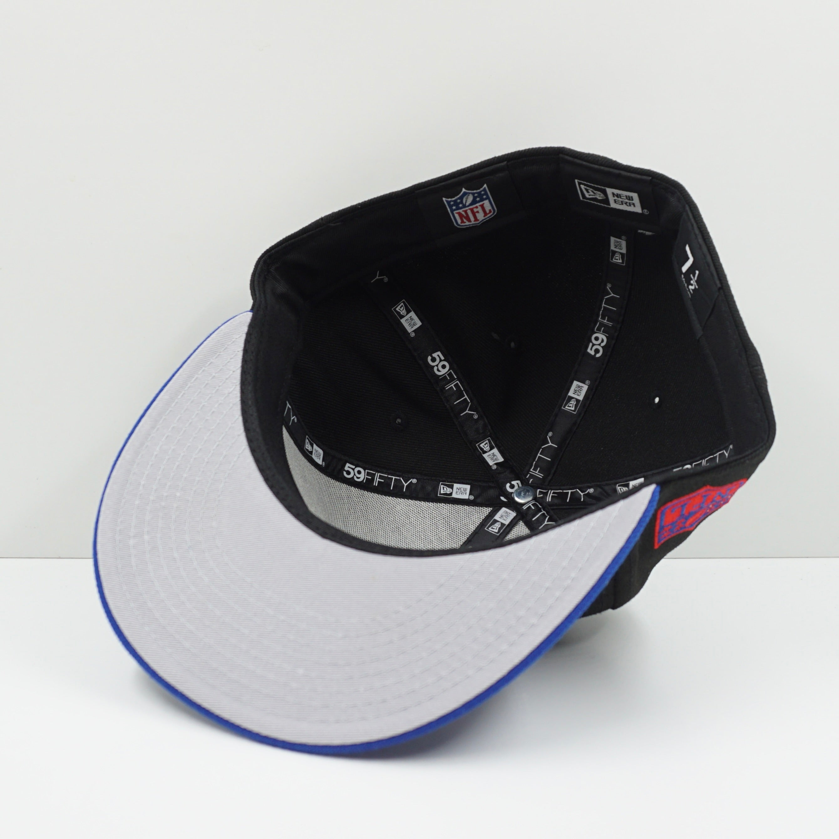 New Era Buffalo Bills Black/Blue Fitted Cap Used