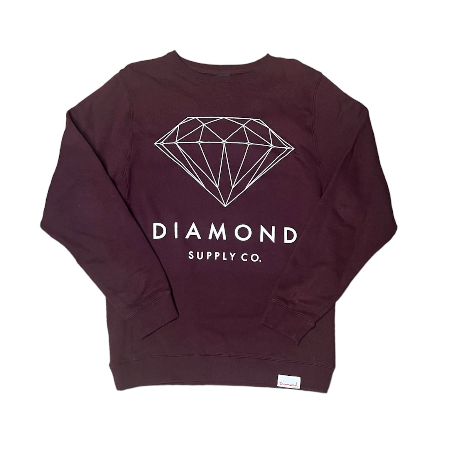 Diamond Supply Co. Burgundy Sweatshirt