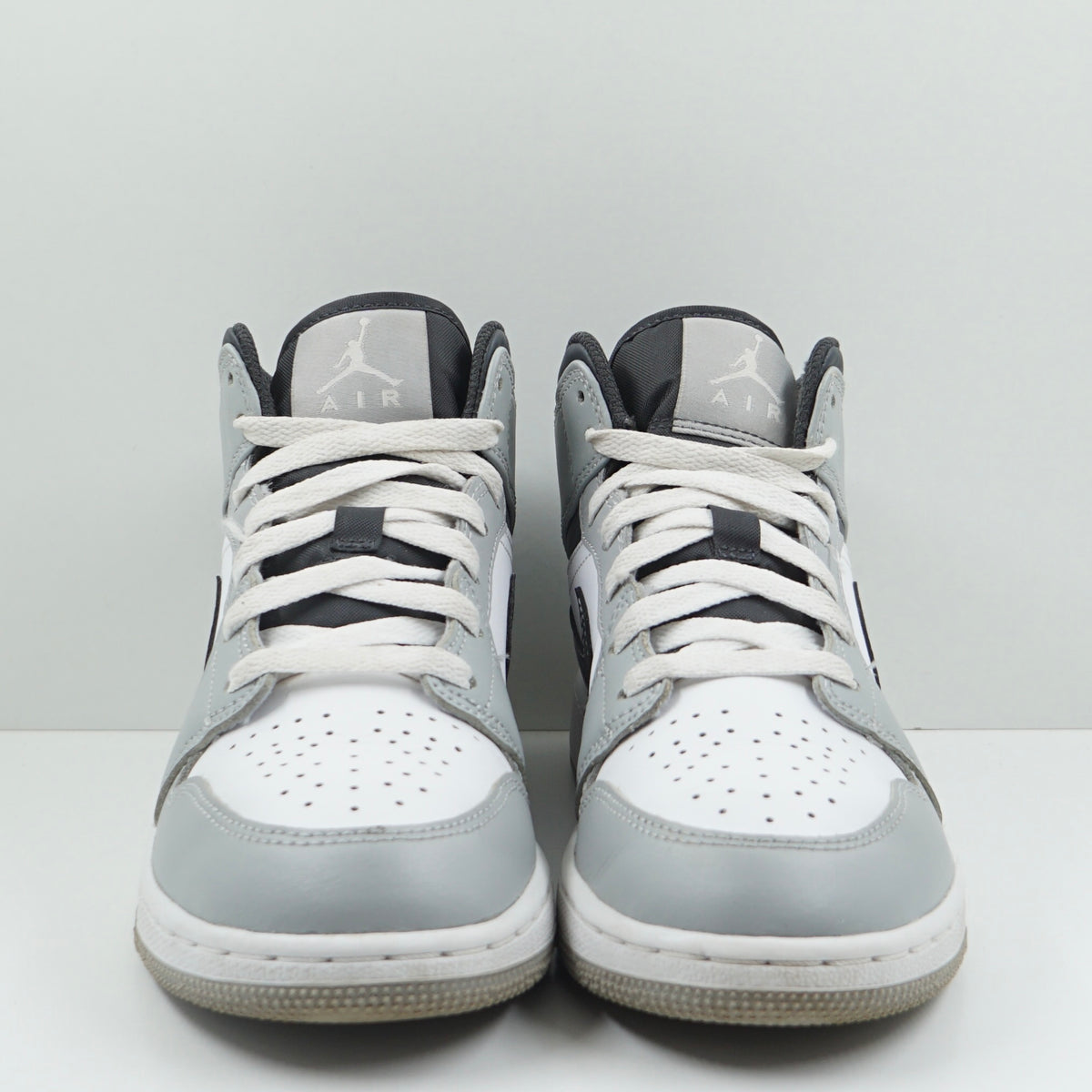 Jordan 1 Mid Light Smoke Grey (GS)