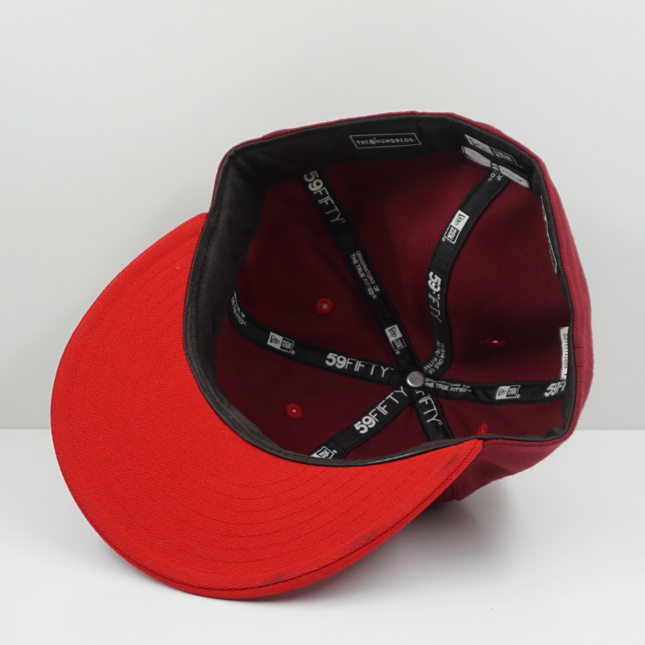 New Era The Hundreds Red Burgundy Fitted Cap