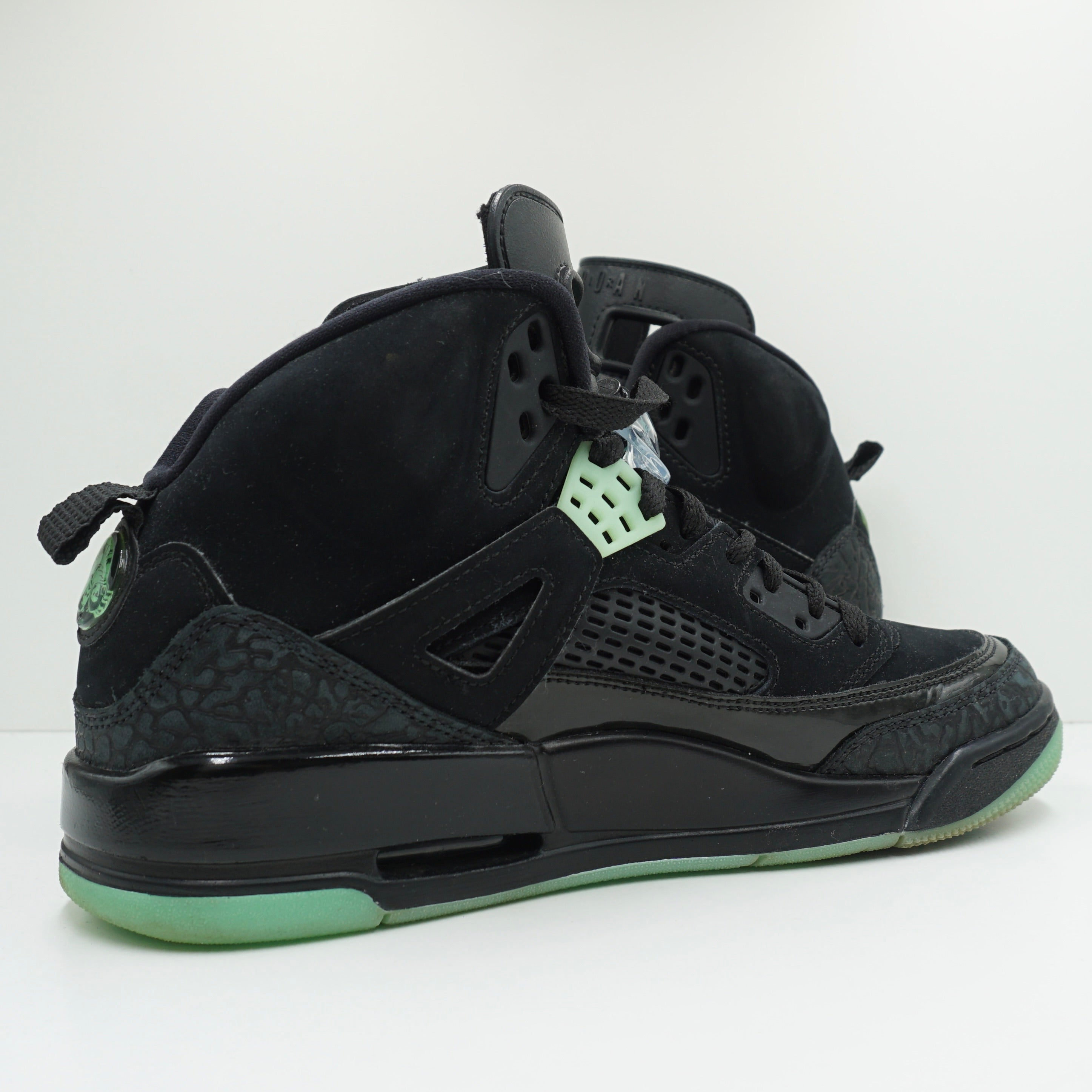 Jordan Spizike Black Green Glow