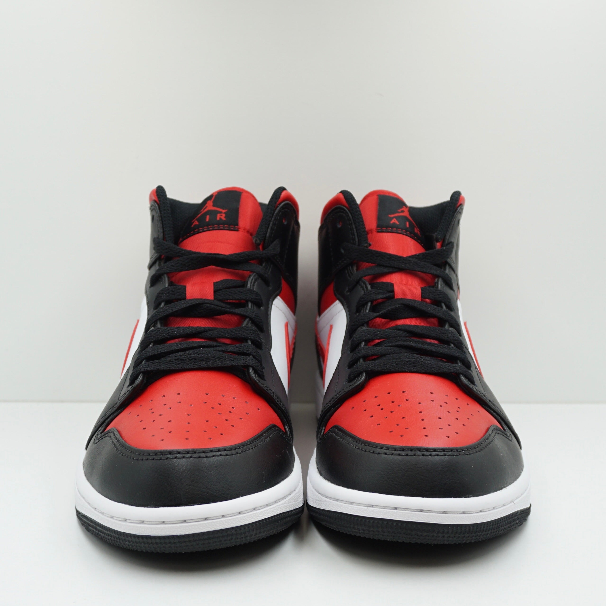 Jordan 1 Mid White Black Red (2022)