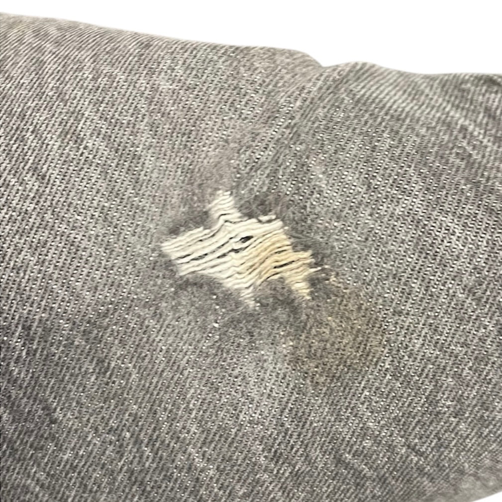 Vintage Levis Grey 501 Distressed Jeans