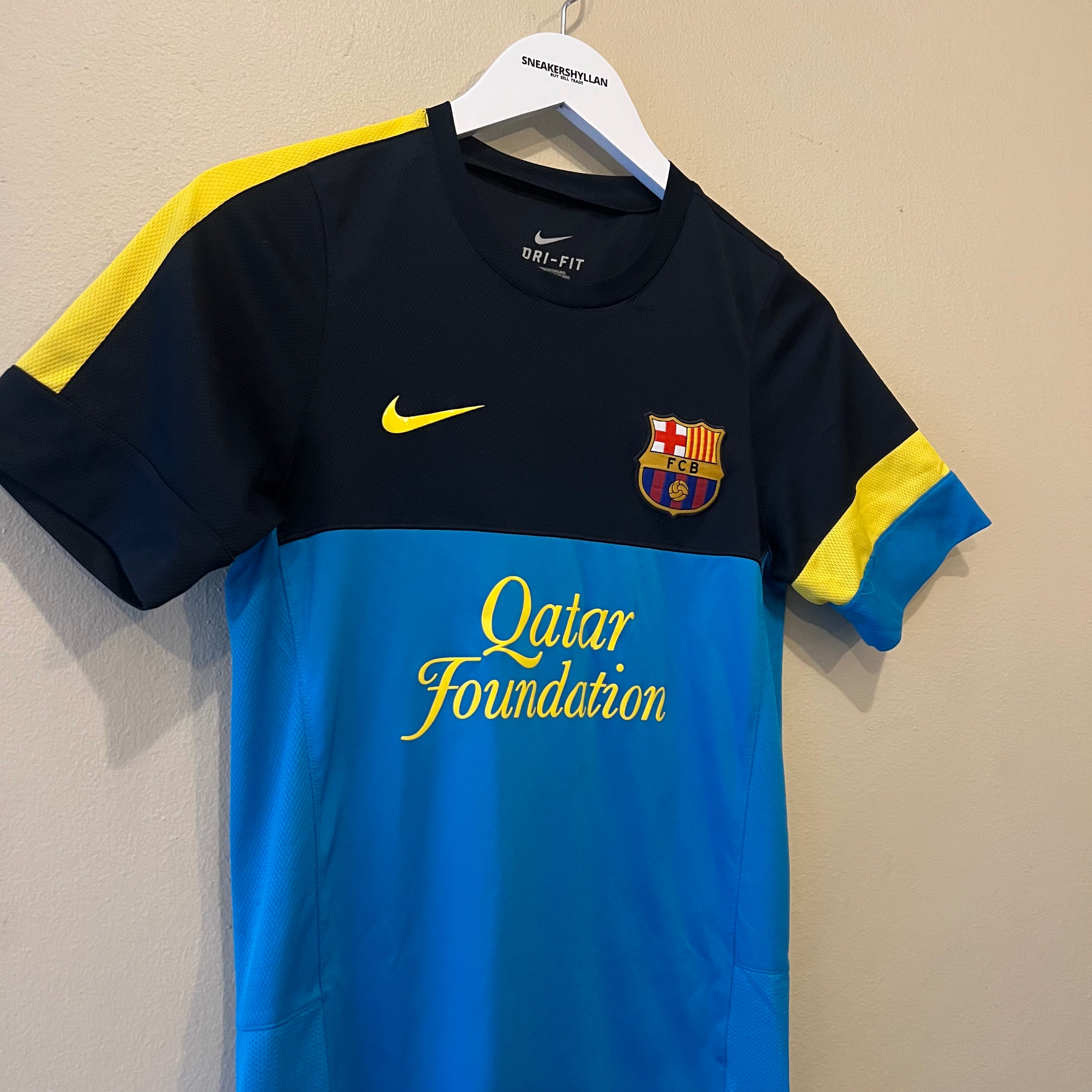 Nike FC Barcelona 2012/2013 Blue Yellow Training Football Jersey