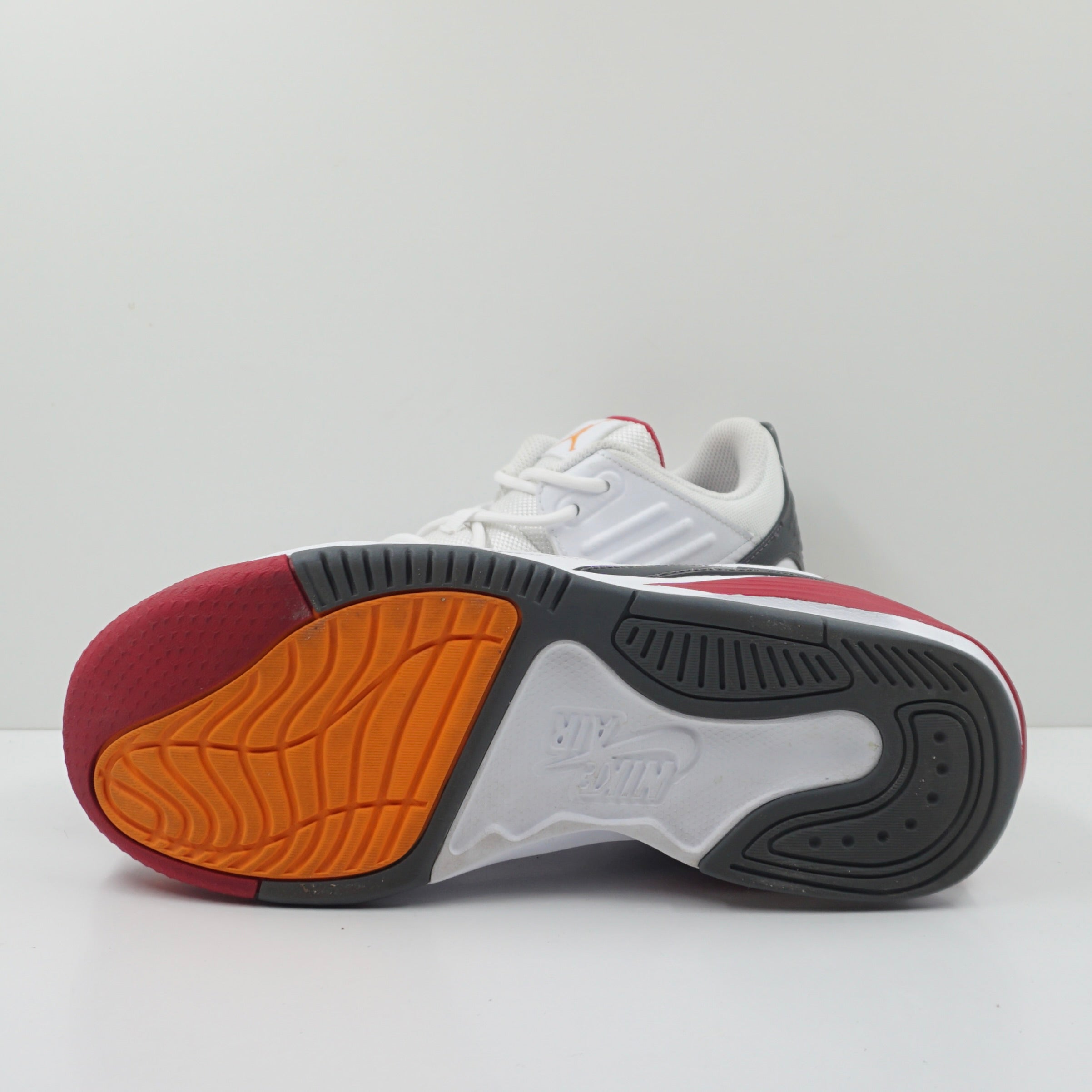 Jordan Max Aura 5 White Cardinal Red