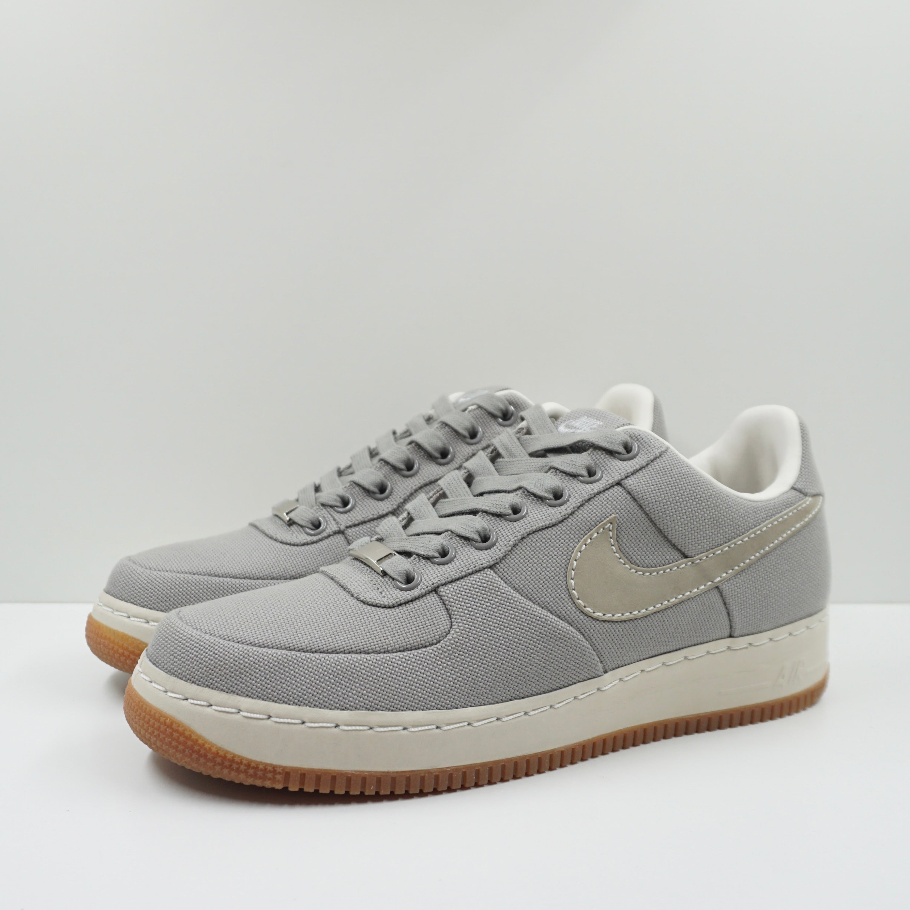 Air force 1 canvas grey best sale