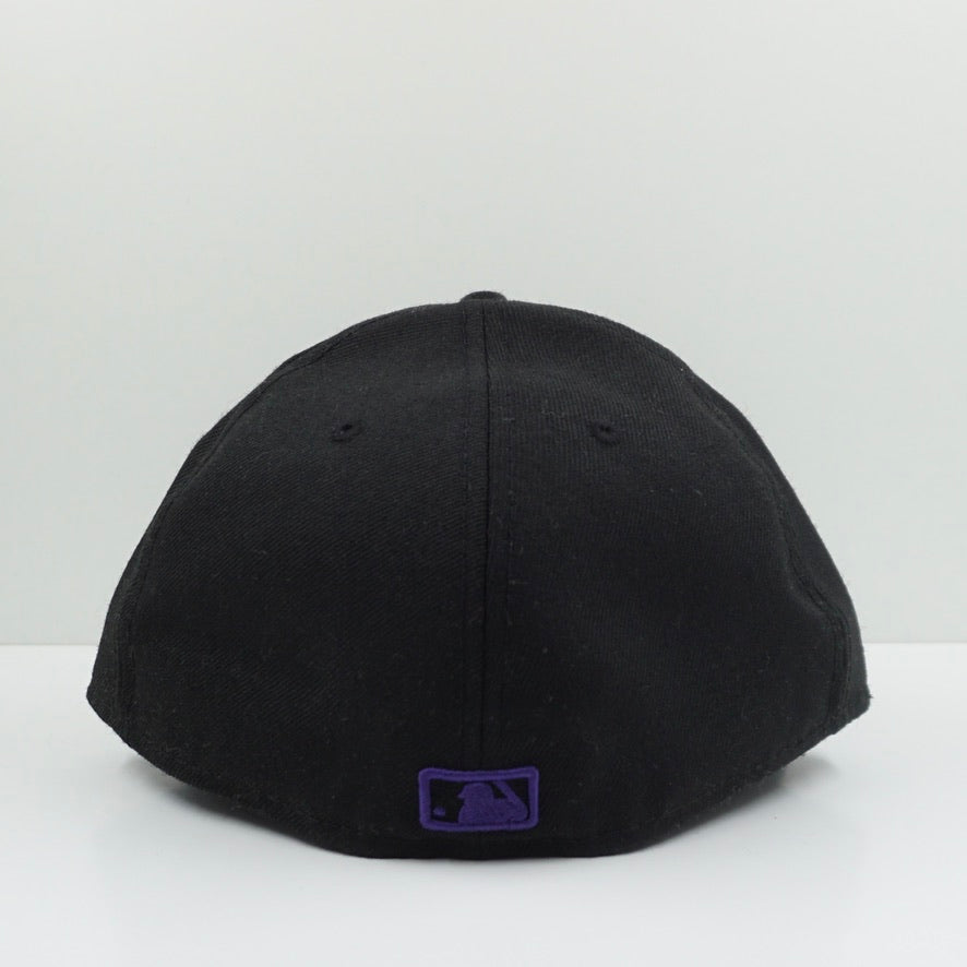 New Era Los Angeles Dodgers Black Purple Fitted Cap