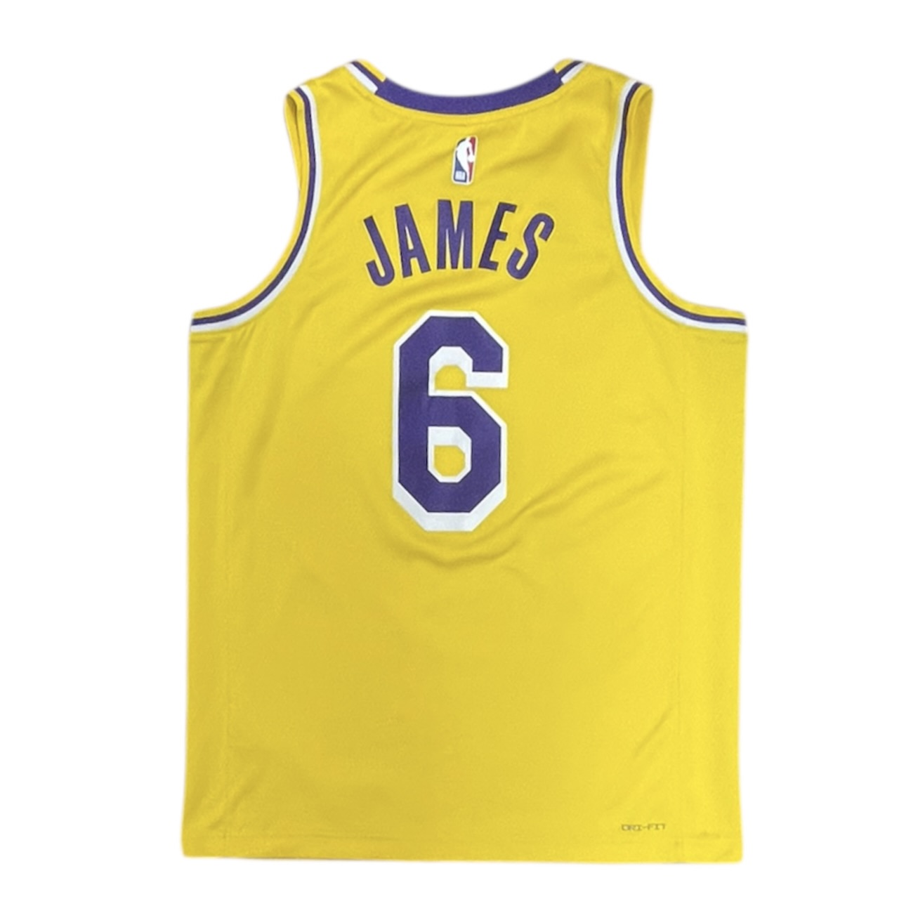 Nike Dri-FIT NBA Los Angeles Lakers James #6 Swingman Basketball Jersey