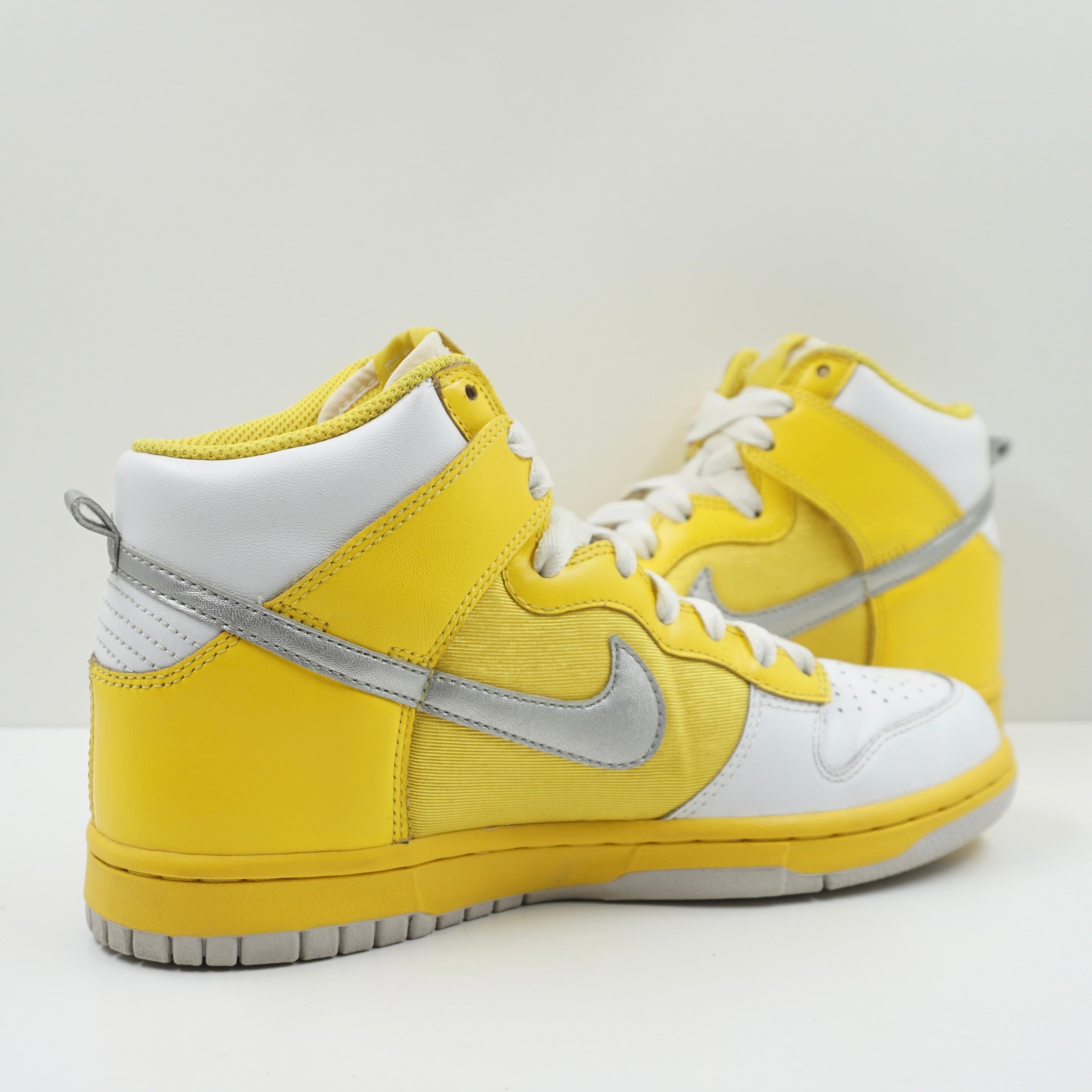 Nike Dunk High Tour Yellow Metallic Silver (W)
