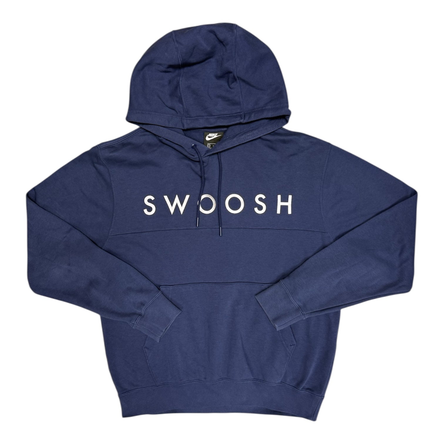 Nike Sportswear Navy Silver Swoosh Hoodie