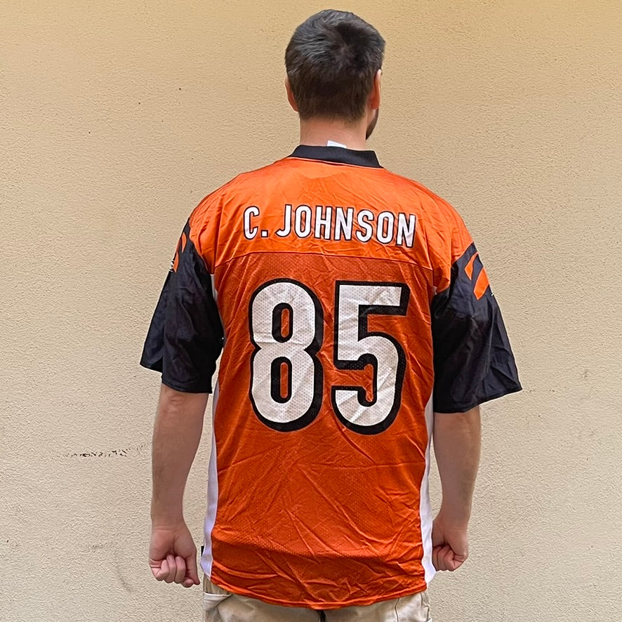 NFL Players Cincinnati Bengals C.Johnson #85 Mesh NFL Jersey