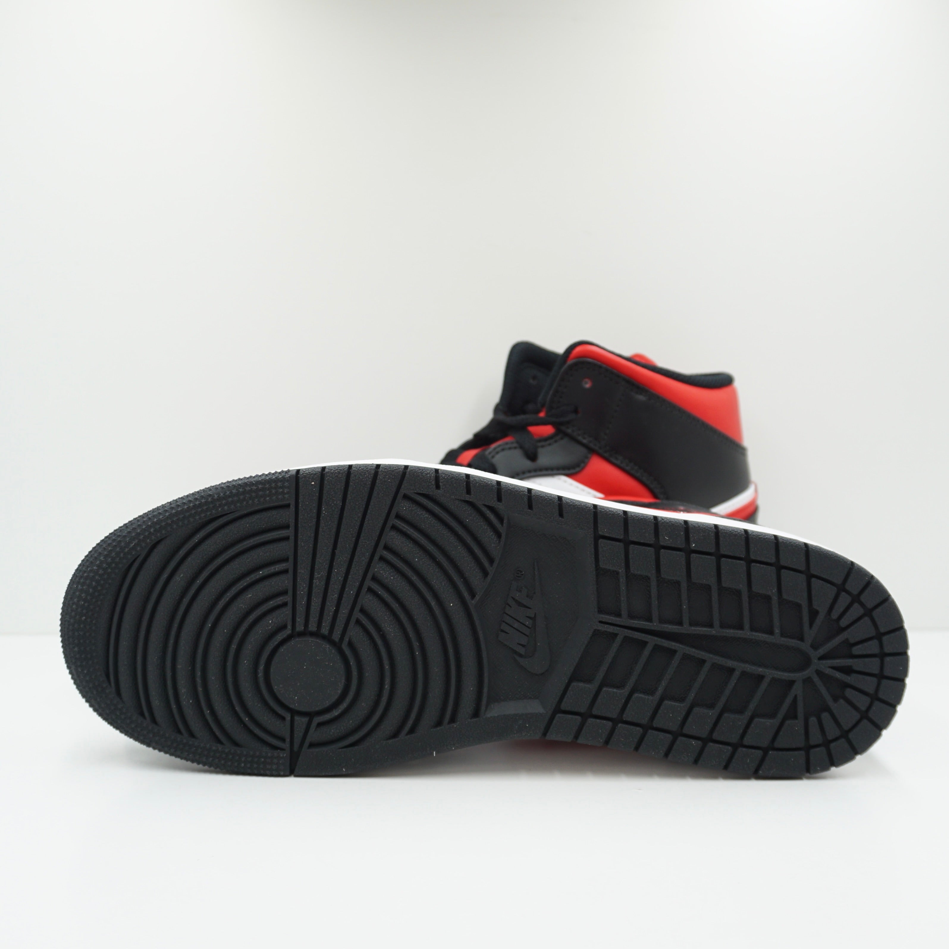 Jordan 1 Mid White Black Red (2022)