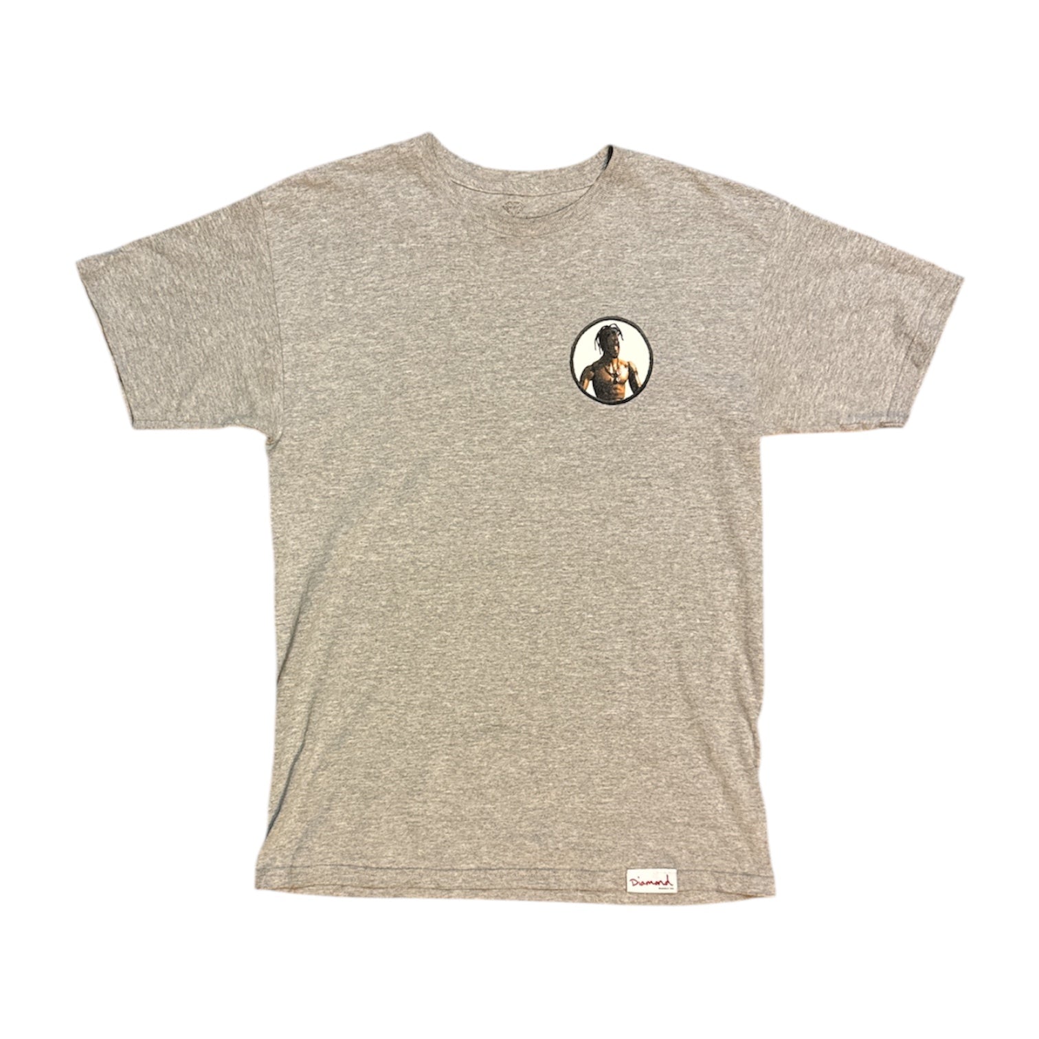 Diamond Supply Co Travis Scott Grey Tshirt