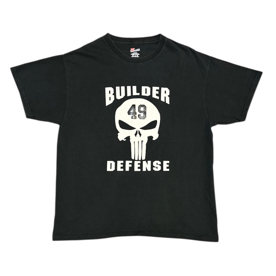 The Punisher Builder Defense 49 Black Tshirt