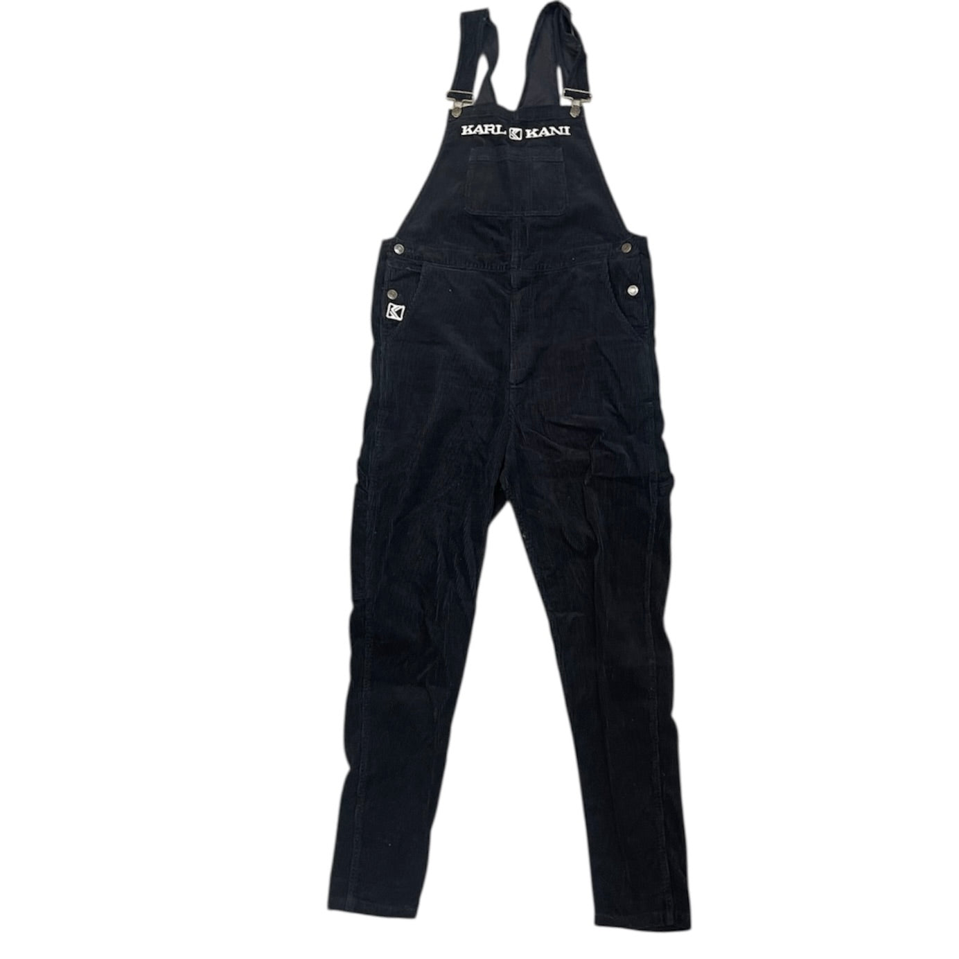 Karl Kani Black Corduroy Overall Pants