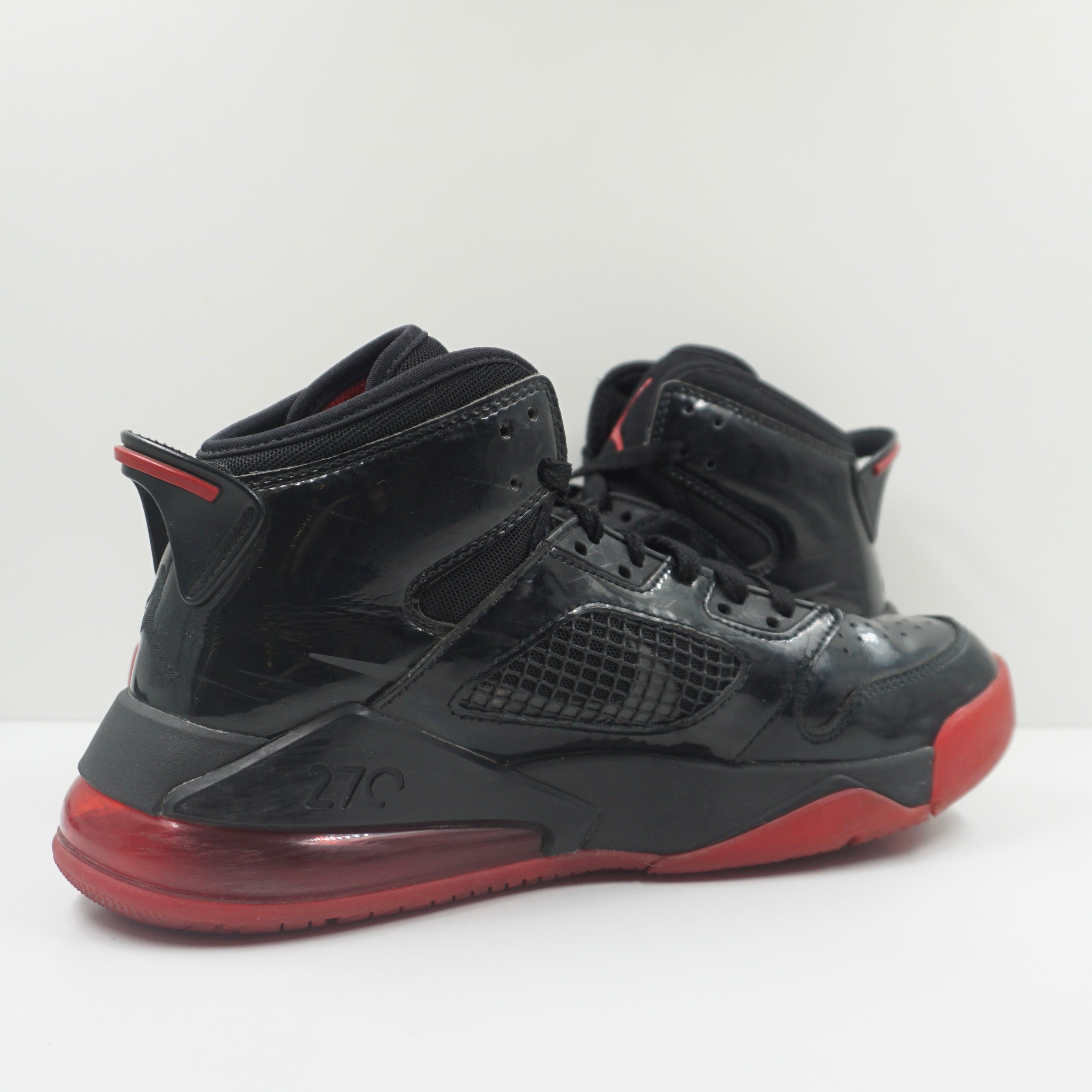 Air Jordan Mars Black Patent with outlet Red soles.