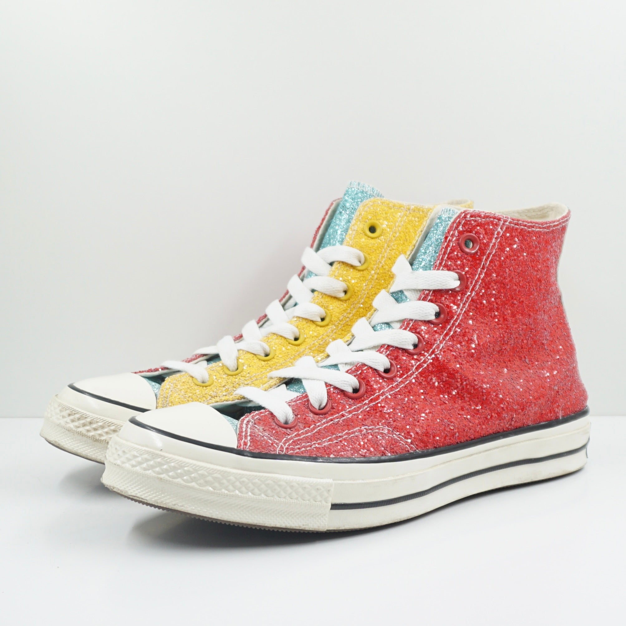 Converse Chuck Taylor All Star 70 Hi JW Anderson Glitter Yellow Red