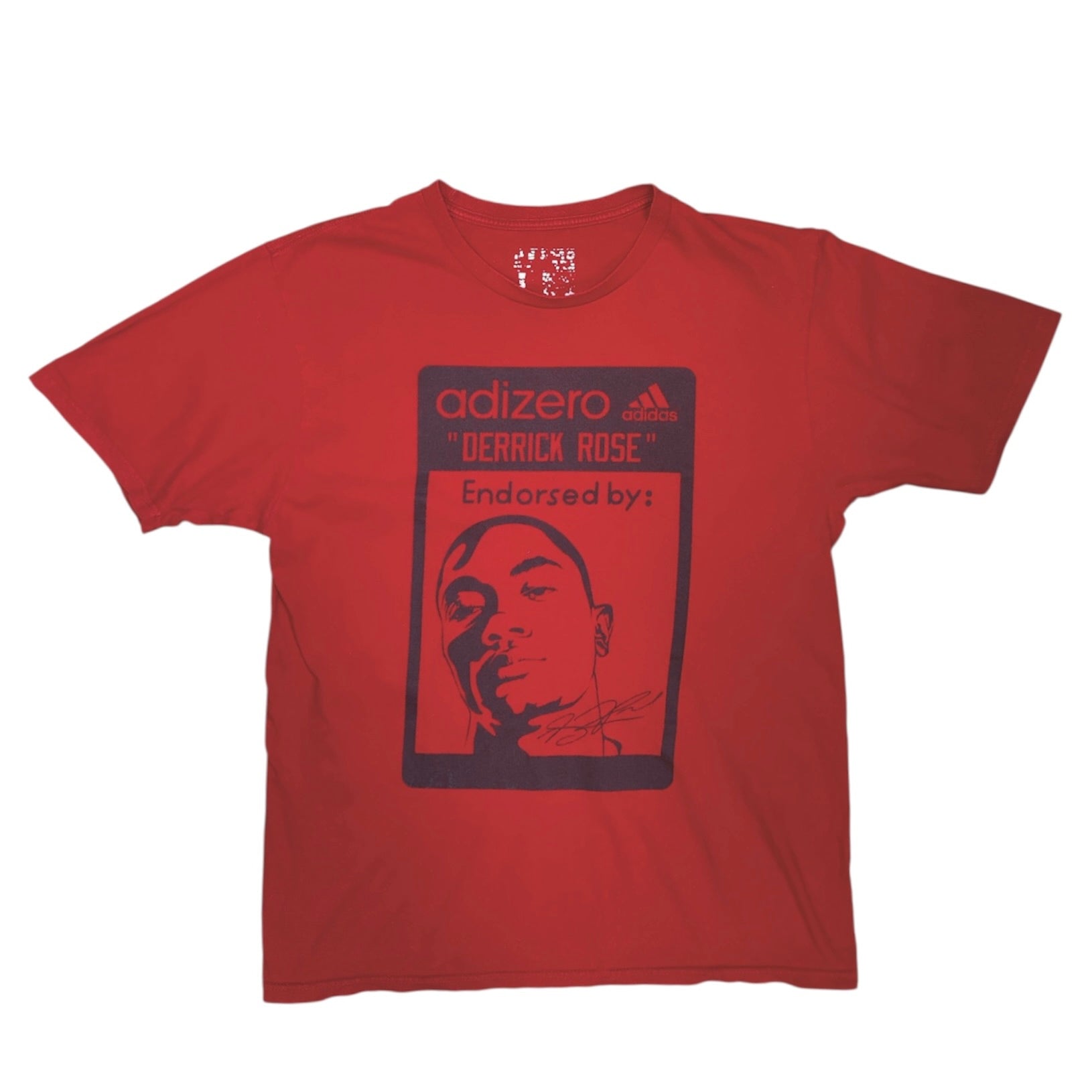 Adidas Derrick Rose Adizero Red Tshirt