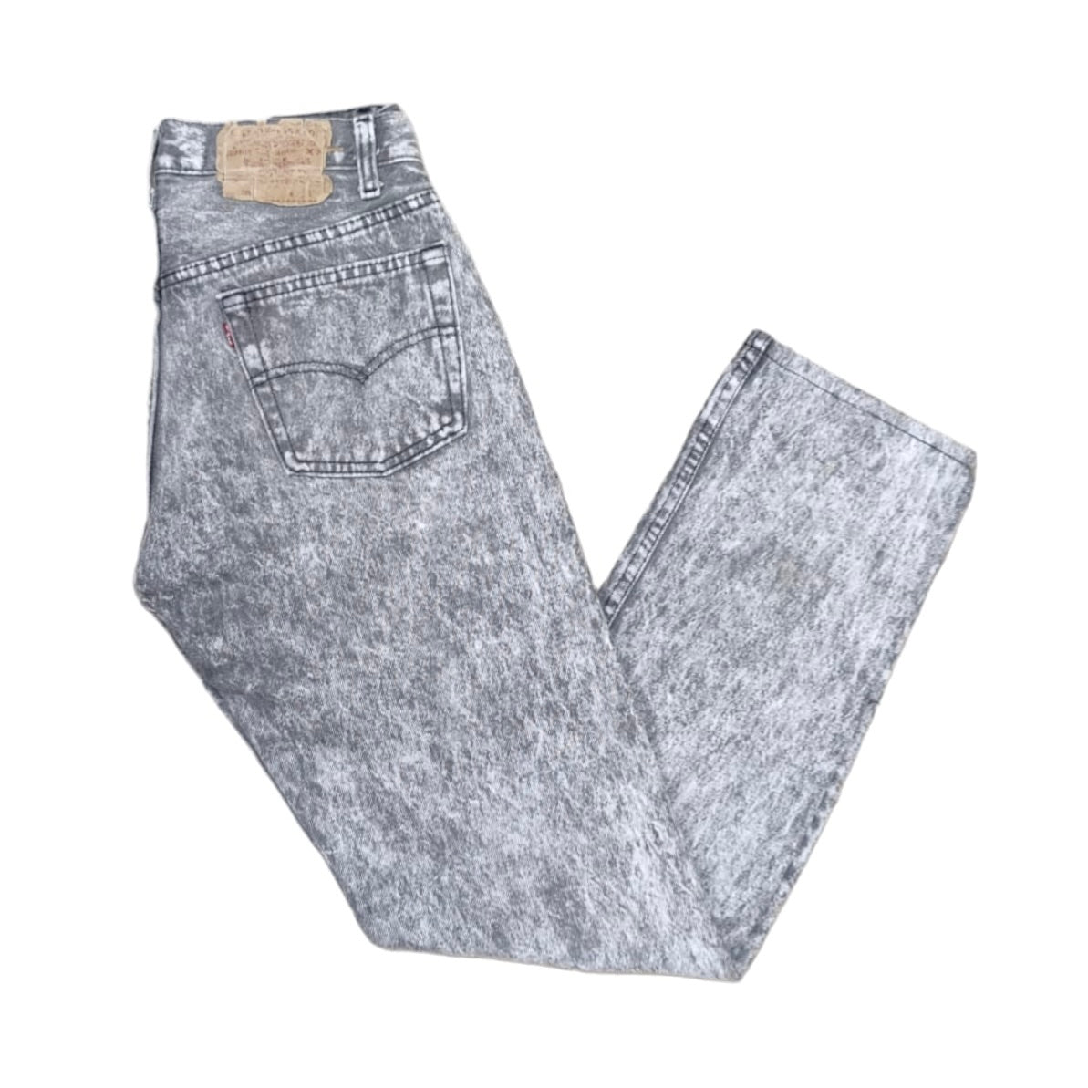 Vintage Levis 501 Grey/White Jeans (W29/L32)