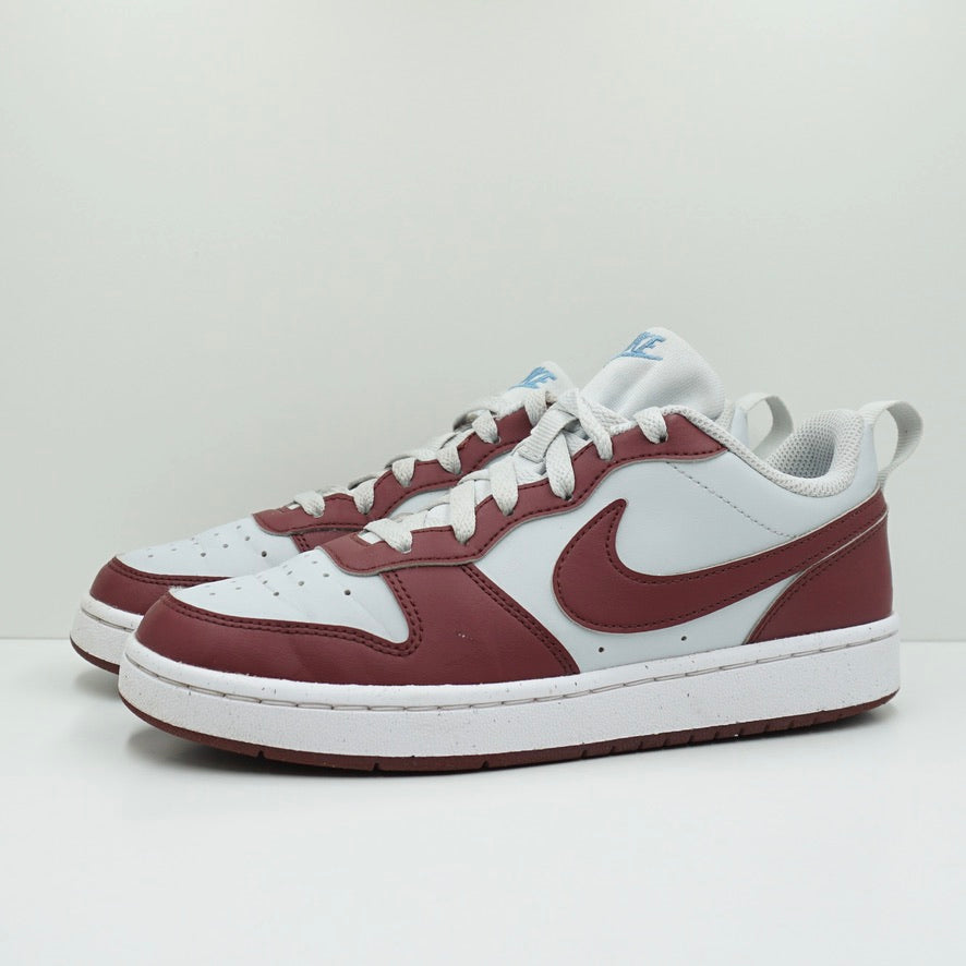 Nike Court Borough Low Recraft Dark Team Red Pure Platinum (GS)