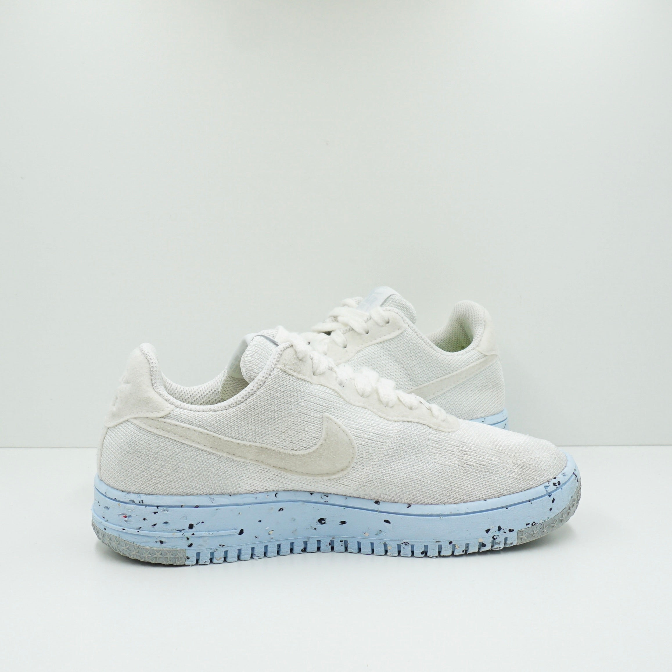 Nike Air Force 1 Low Crater Flyknit White Ice Blue (W)